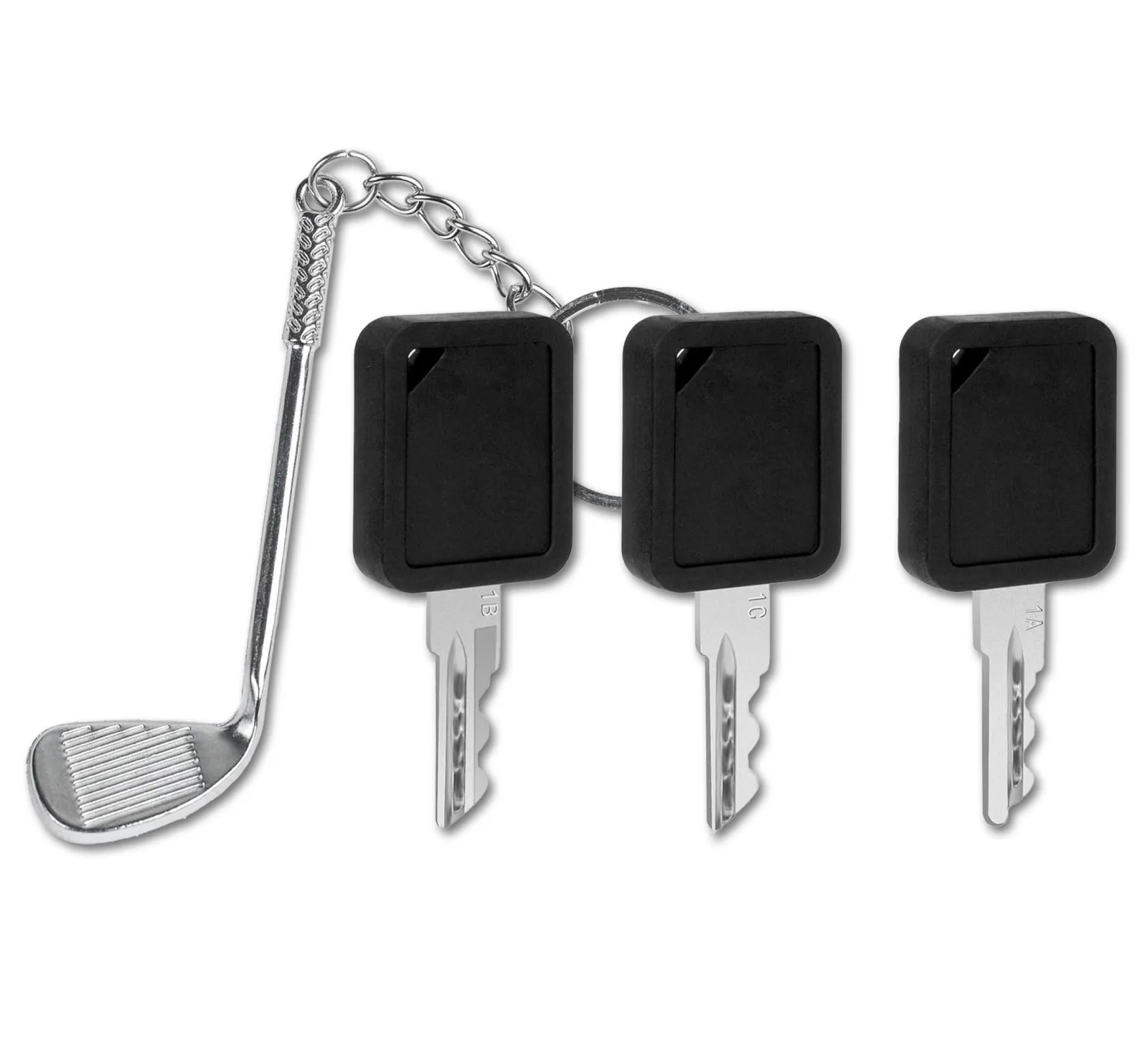 TELSOLARE Club Car Replacement Keys 1A 1B 1C Set