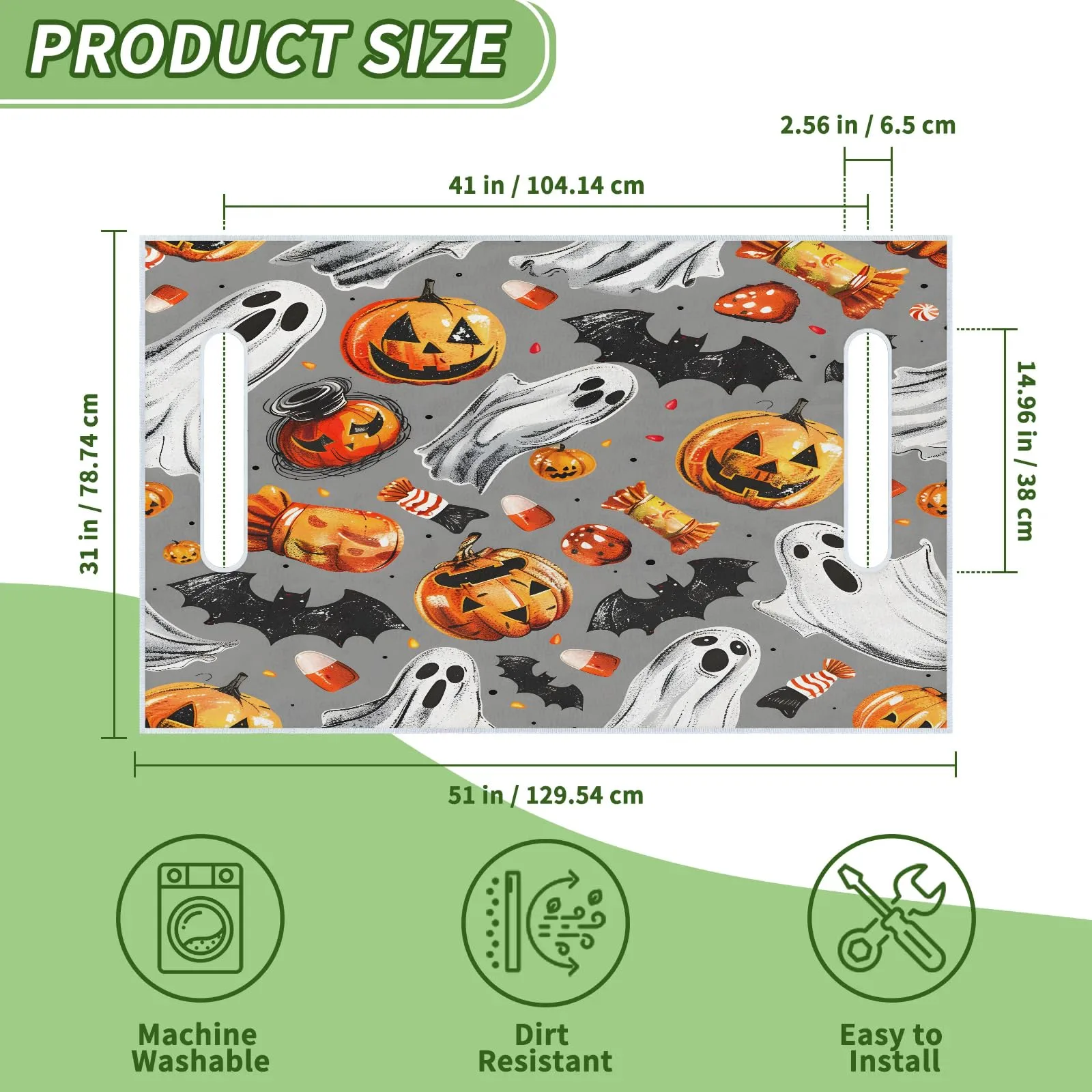Tiveruda Golf Cart Seat Cover for Double Seats, 51 x 31 in image 2