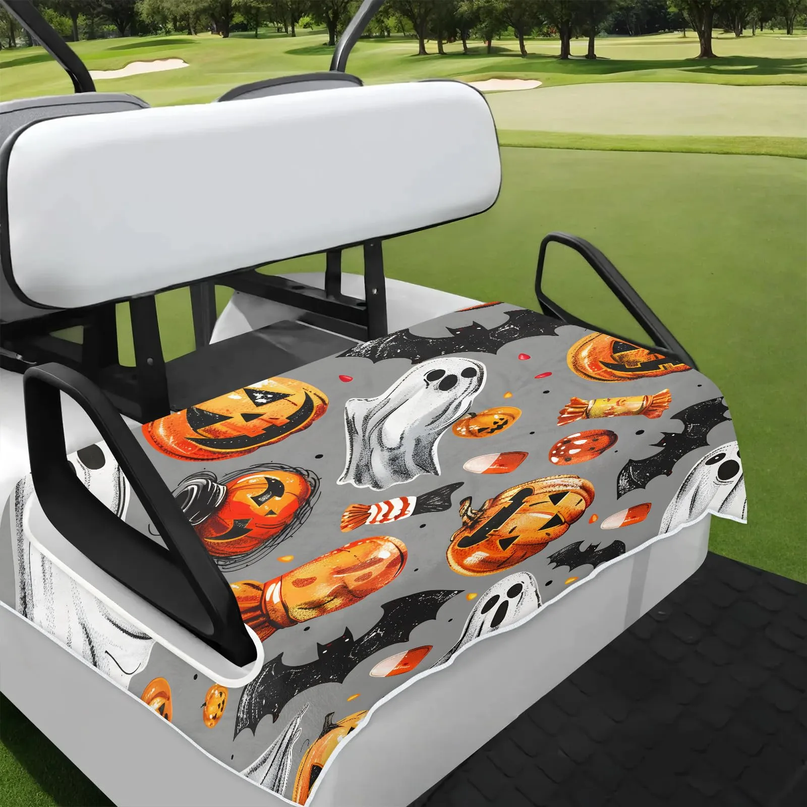 Tiveruda Golf Cart Seat Cover for Double Seats, 51 x 31 in