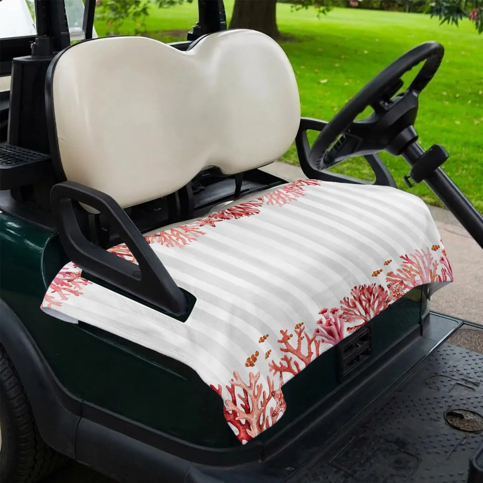 DecorLovee Golf Cart Seat Cover for 2-Seater Carts image 2