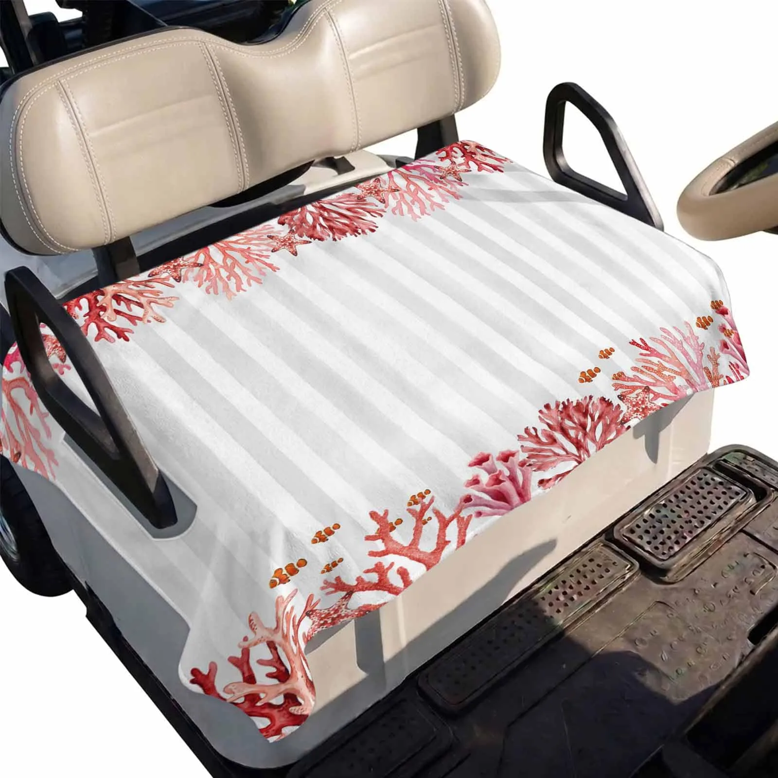 DecorLovee Golf Cart Seat Cover for 2-Seater Carts