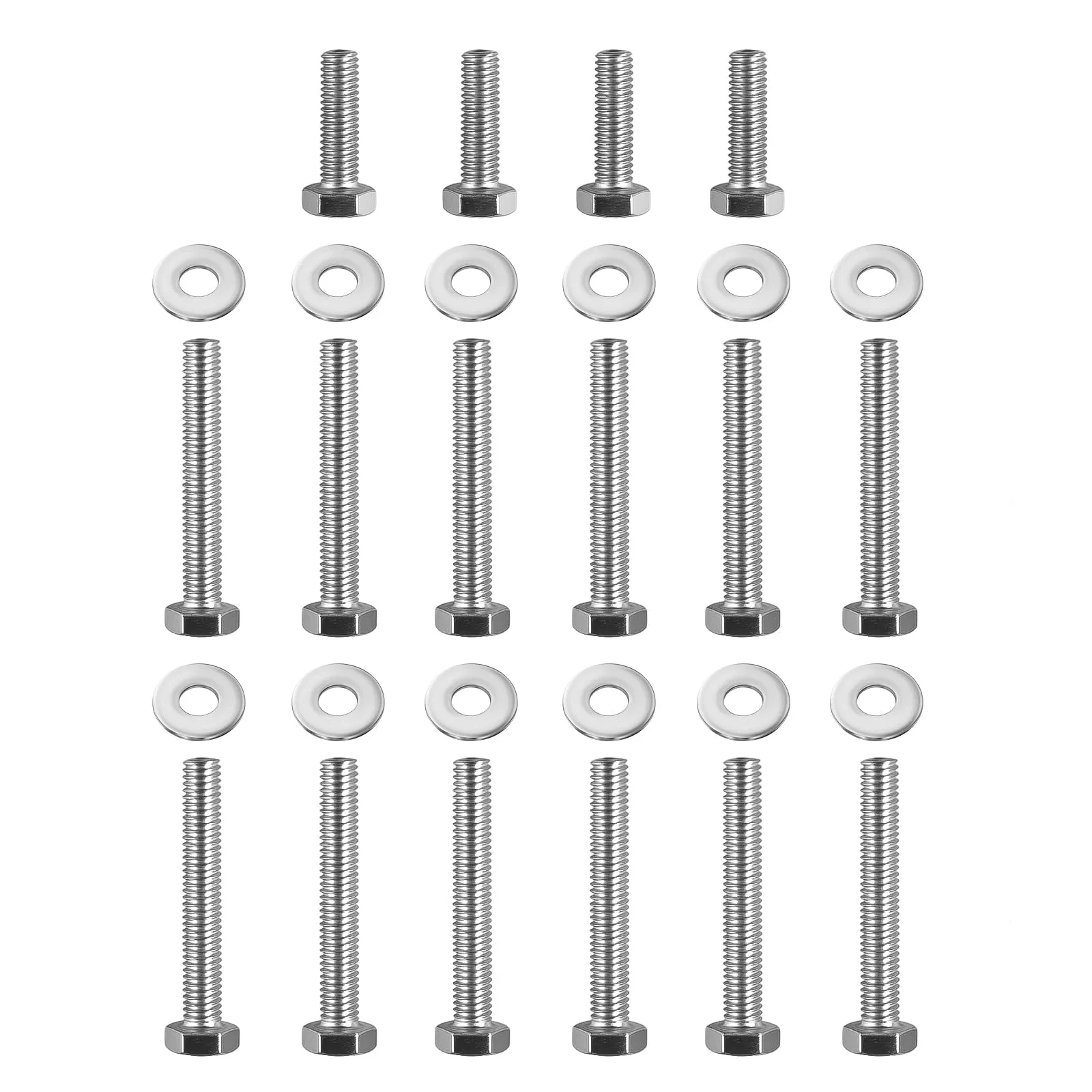 HEOHOU Club Car DS Front Seat Bolt and Washer Kit