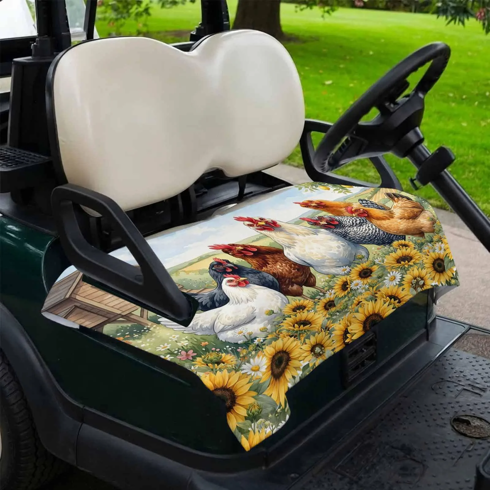 Trosturdspn Golf Cart Seat Towel Cover 51 x 31 in