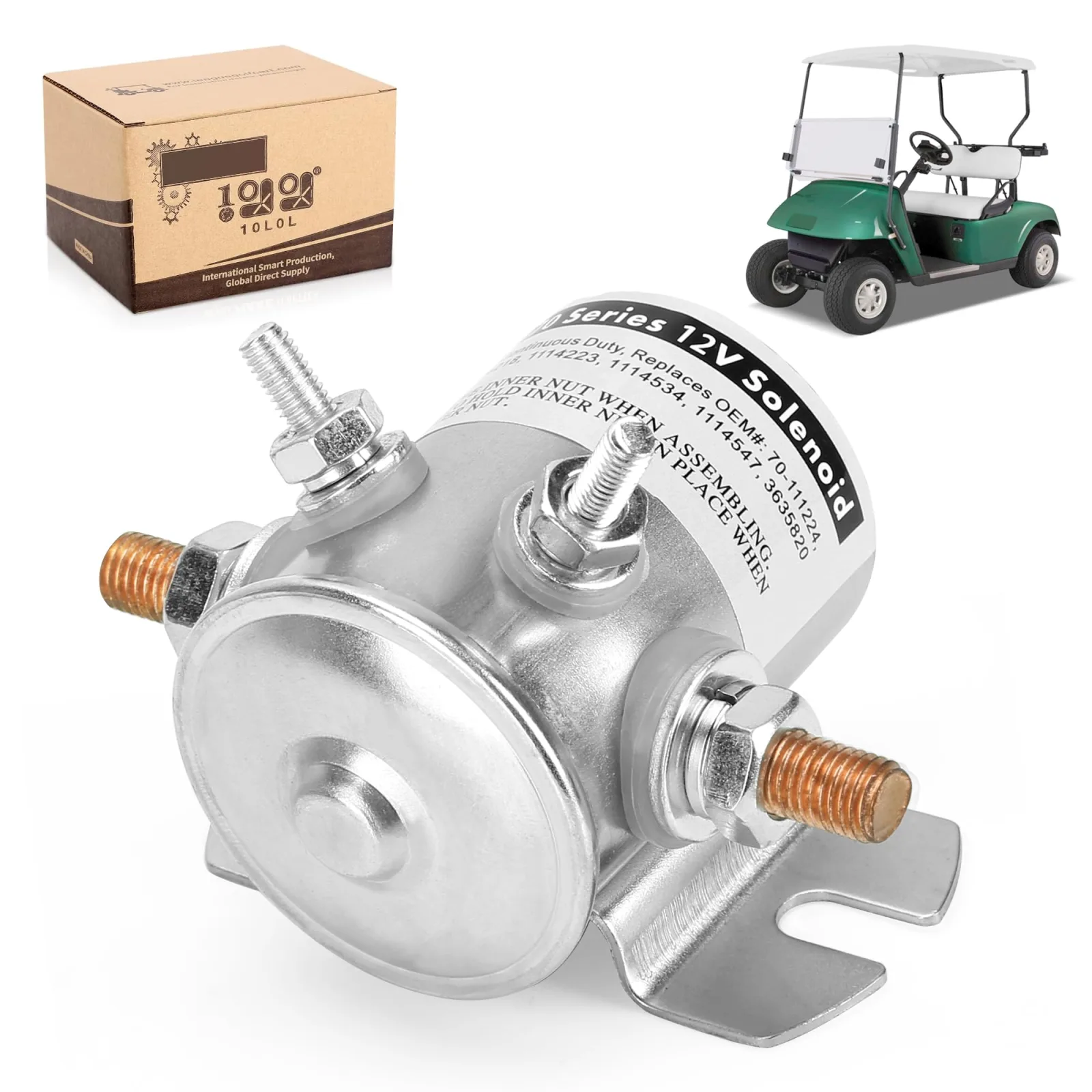 10L0L 12V Solenoid for E-Z-GO Marathon 1979-1994