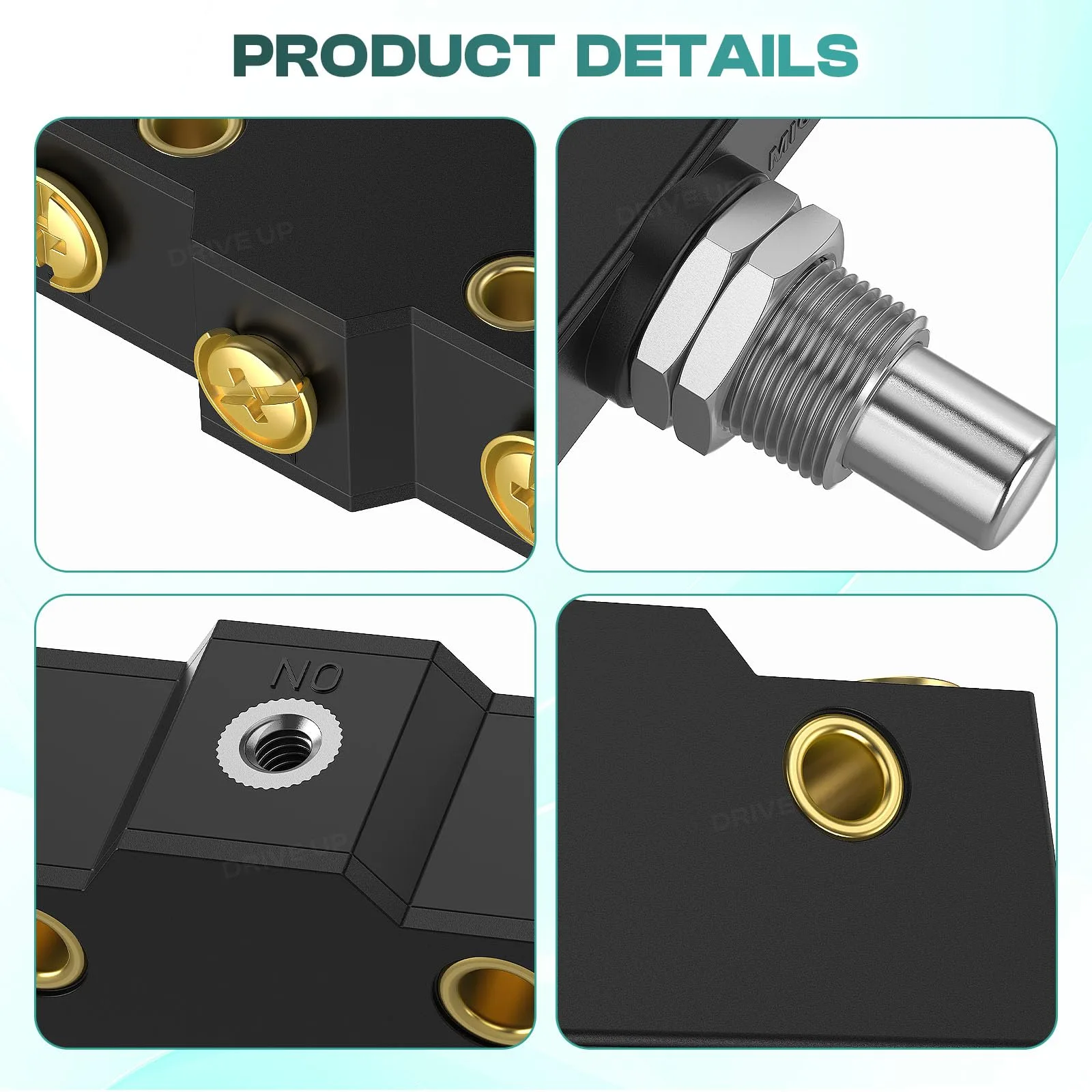 DRIVE UP Brake Light Micro Switch — 3-Terminal Plunger (12374G1 / 13141G1 / 1011439) image 4