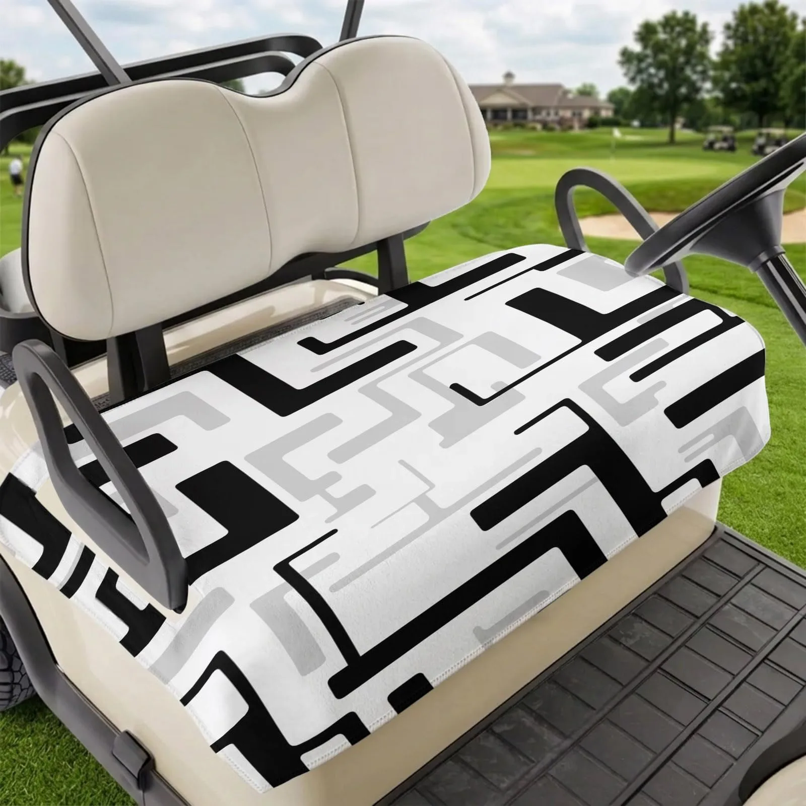BEMIGO Golf Cart Seat Cover for 2-Seat Bench, 51 x 31 in