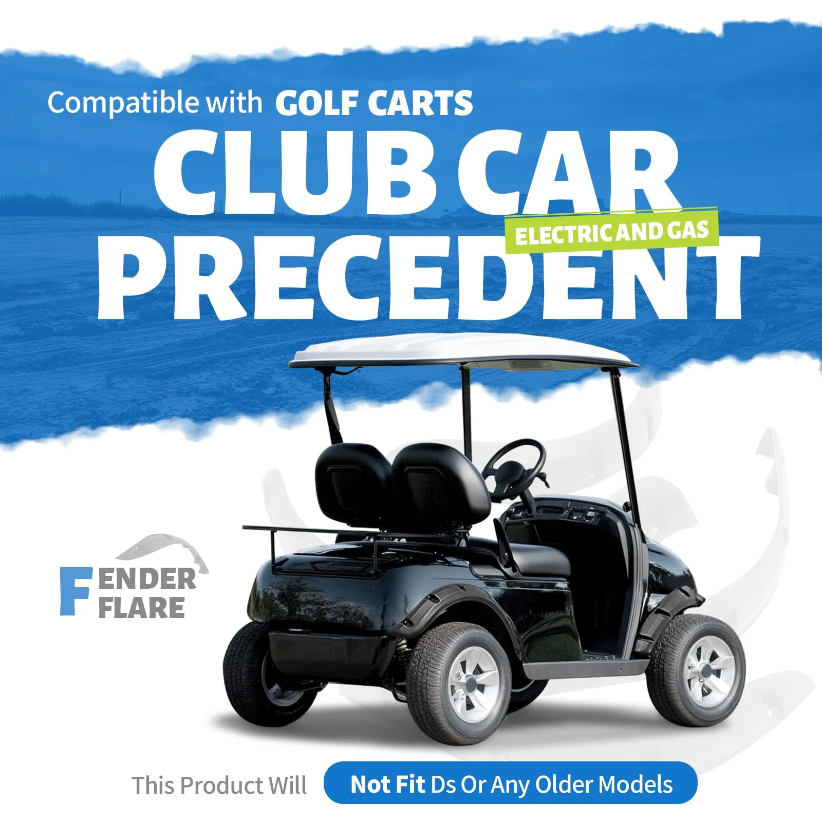 WUTIST Fender Flares for Club Car Precedent GO-5183 image 2