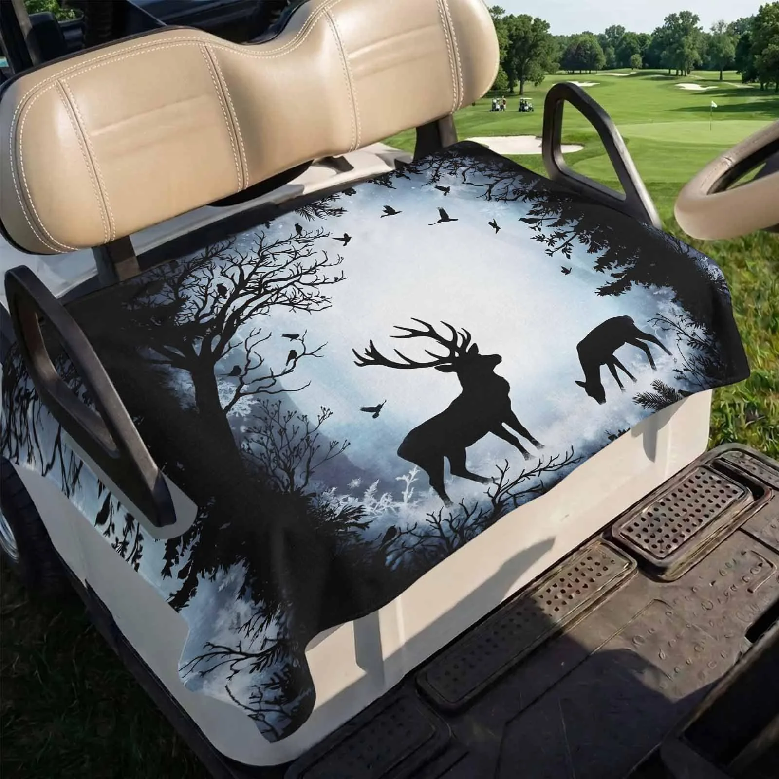 Trosturdspn Golf Cart Seat Cover Towel Blanket 51 x 31 in image 4