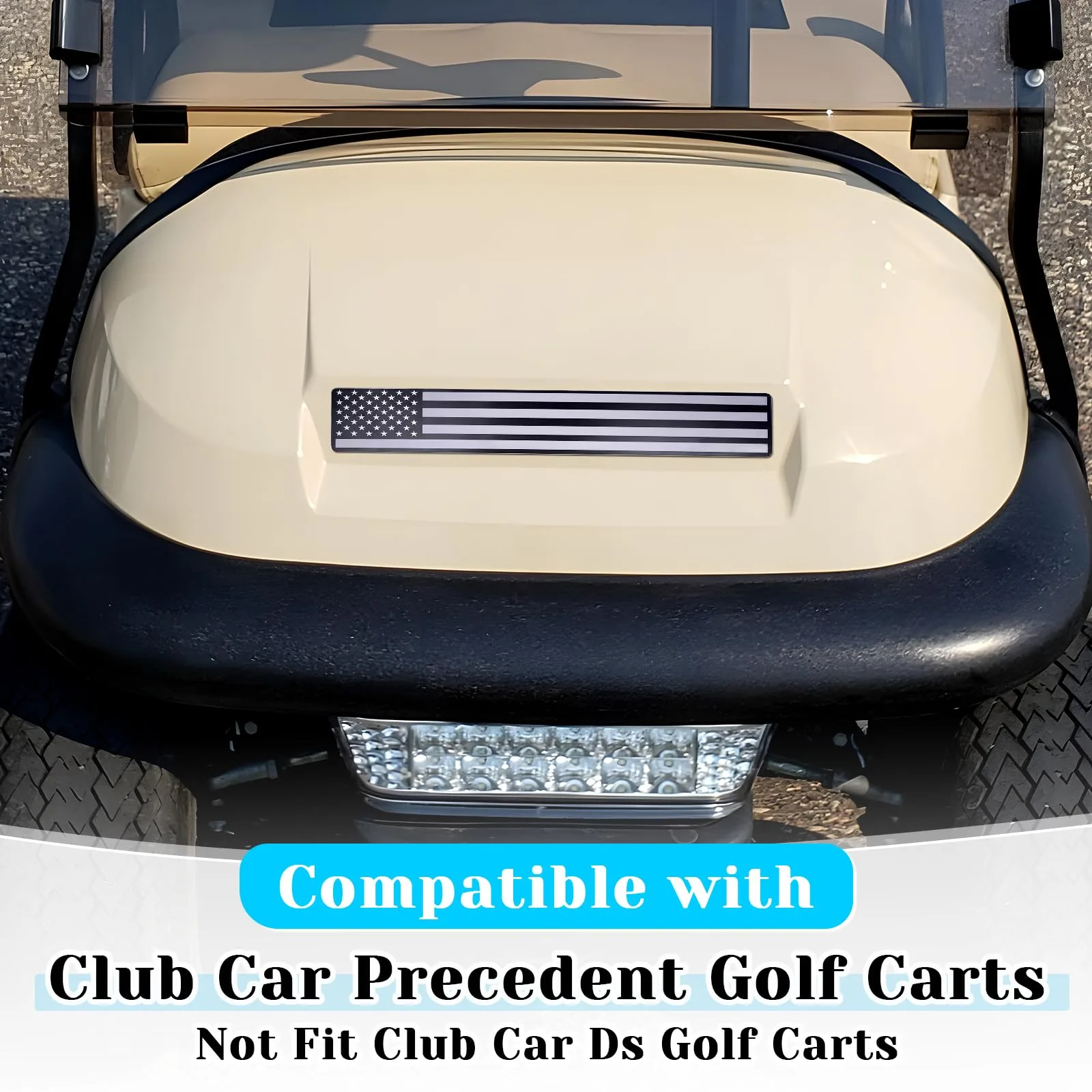 Alicatong American Flag Plate for Club Car Precedent image 2