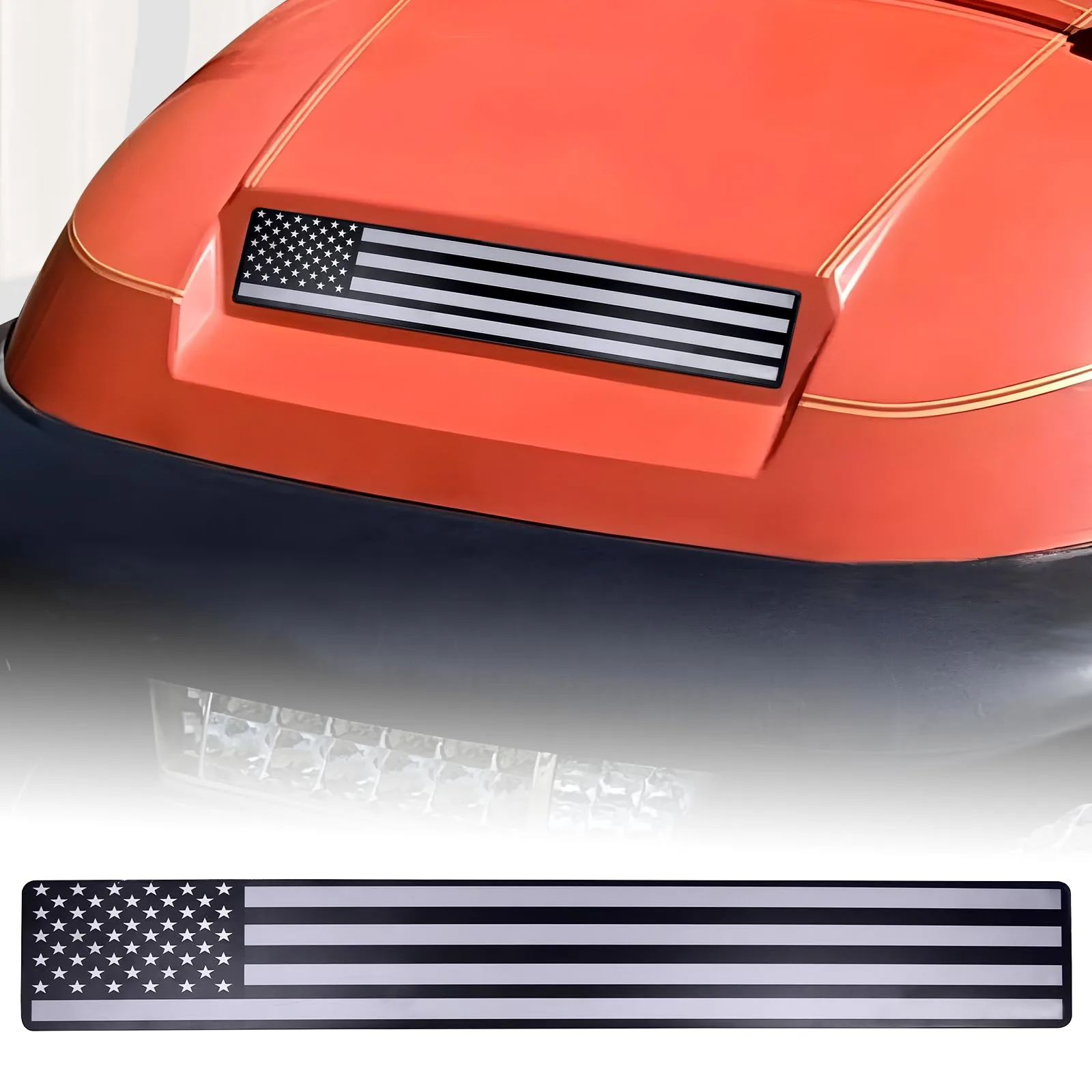 Alicatong American Flag Plate for Club Car Precedent
