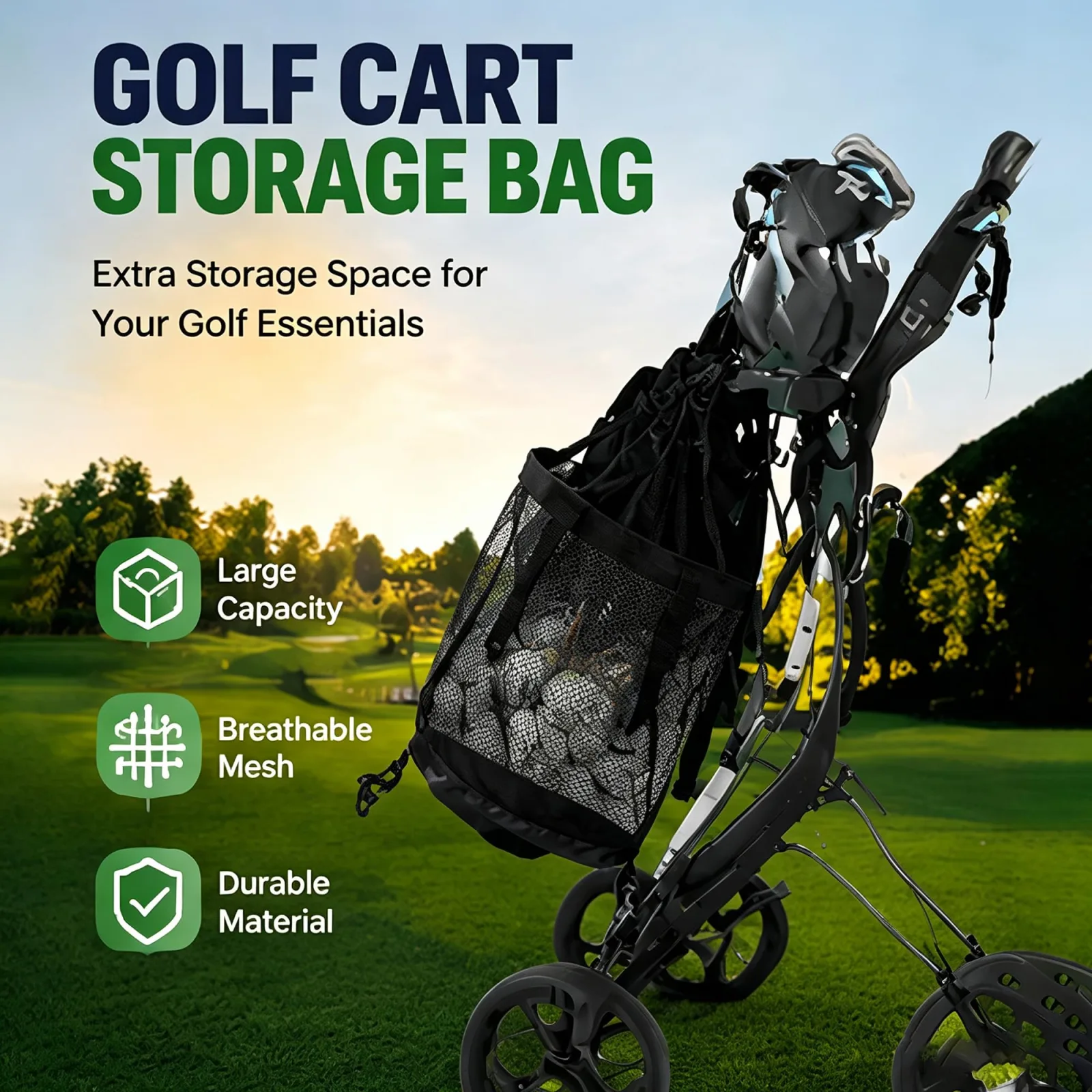 LRDCIMO Storage Net Bag for Motocaddy S7 2010-2013 image 3