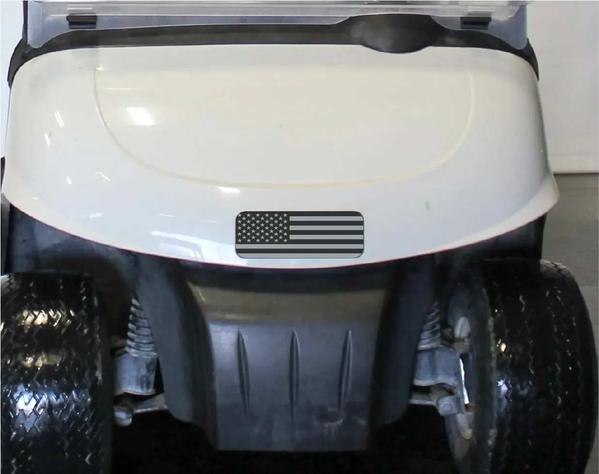 Kustom Cycle Parts E-Z-GO Golf Cart Flag Name Plate
