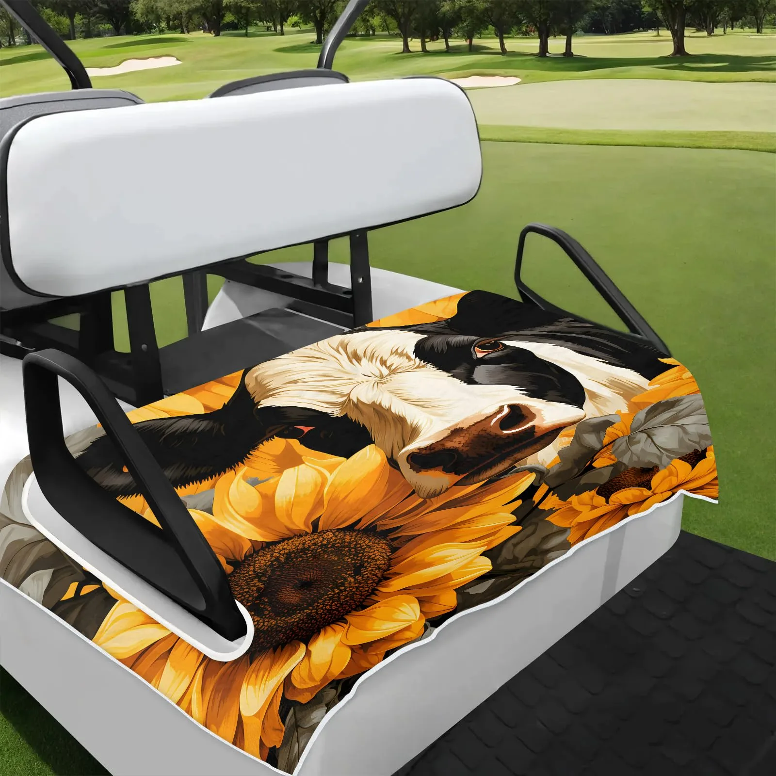 Tiveruda Golf Cart Seat Cover for Double Seats