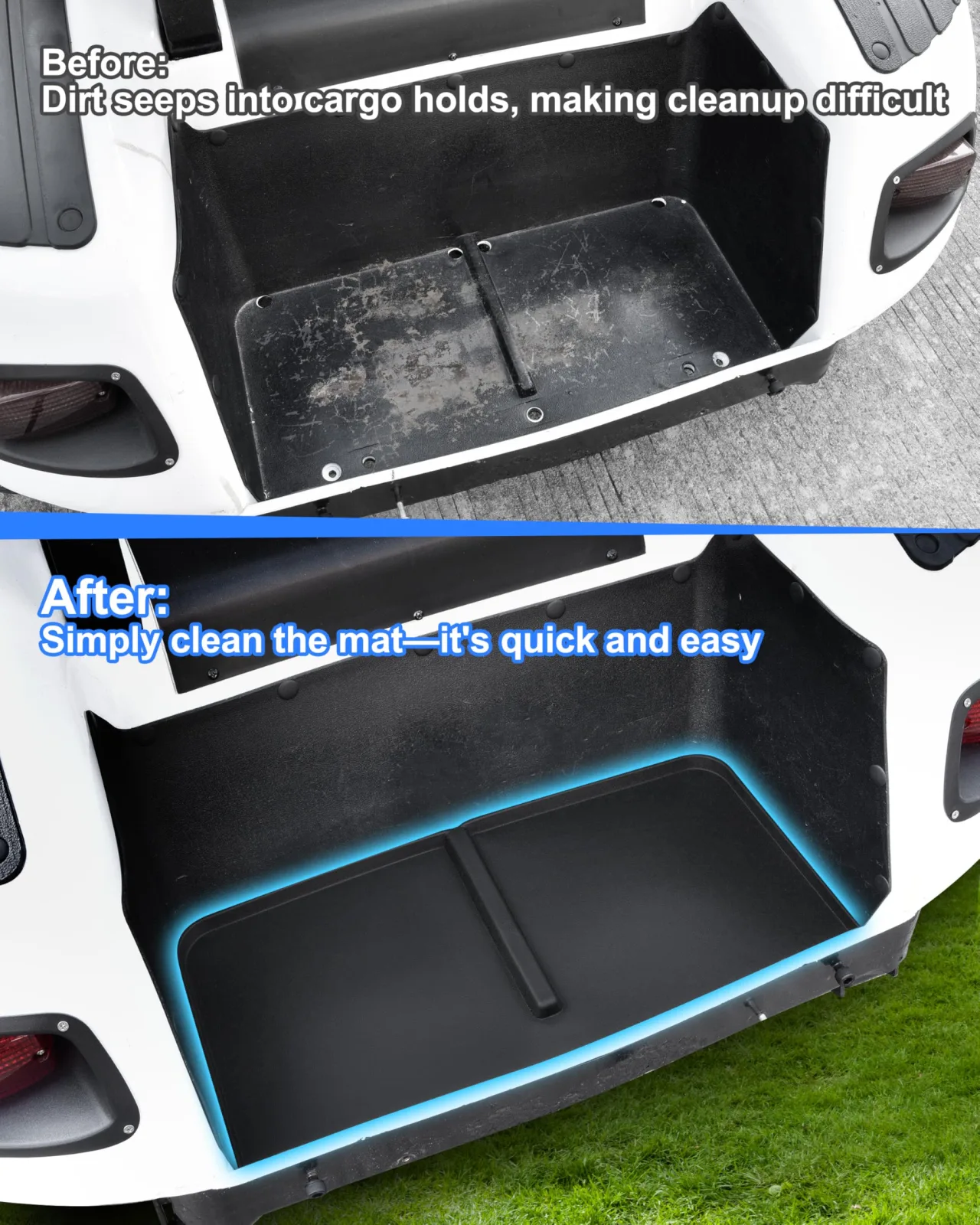 KEWISAUTO Bag Well Mat for E-Z-GO TXT 1996-2013 image 2