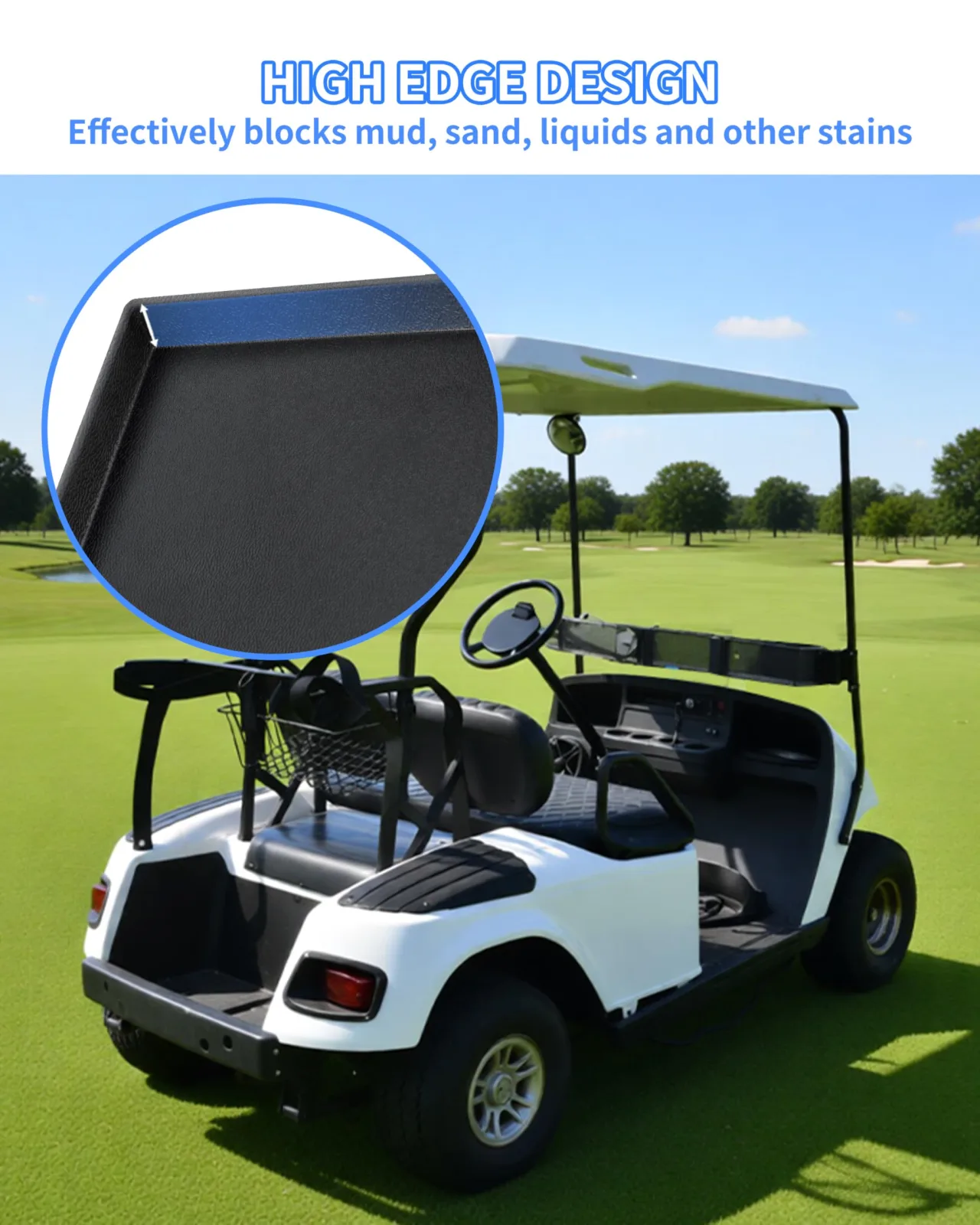 KEWISAUTO Bag Well Mat for E-Z-GO TXT 1996-2013 image 3