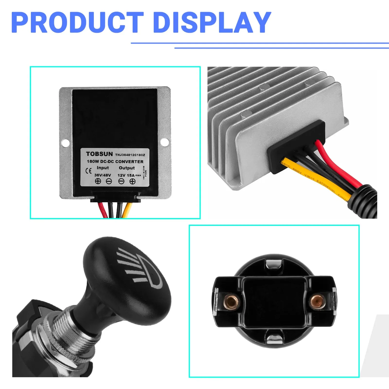 DRIVE UP DU00139 48V to 12V Reducer for Club Car Precedent image 4