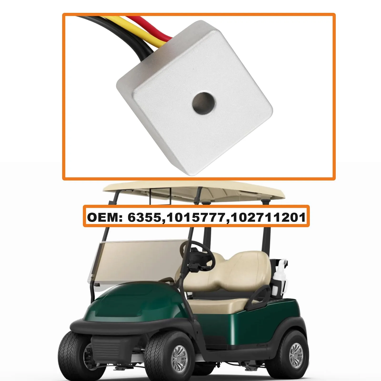 ECSiNG Voltage Regulator Rectifier for Club Car Golf Carts image 2