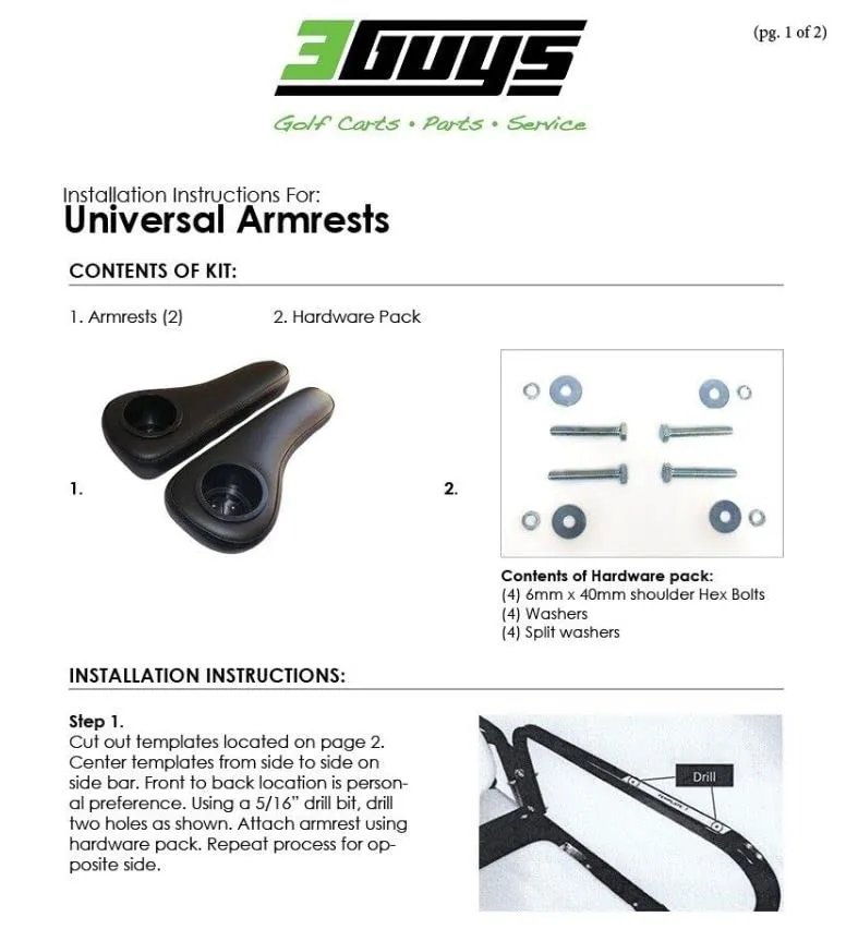3G Black Rear Seat Armrests with Cup Holders image 2