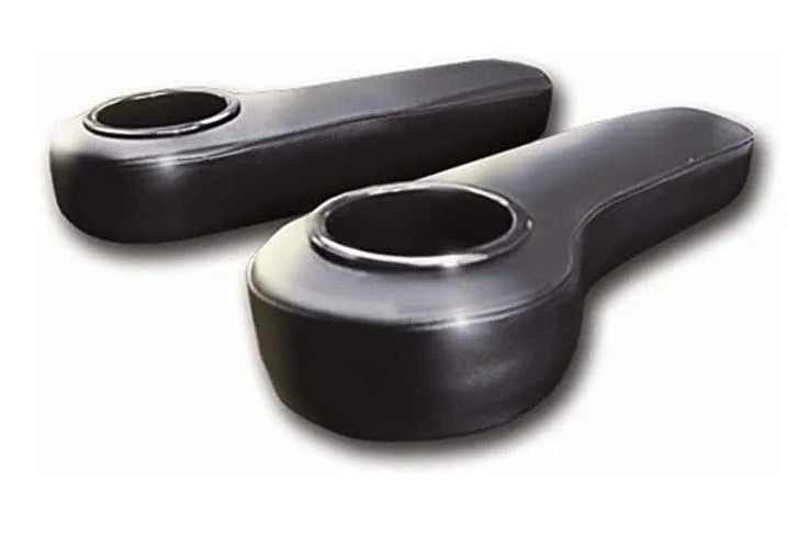 3G Black Rear Seat Armrests with Cup Holders image 4