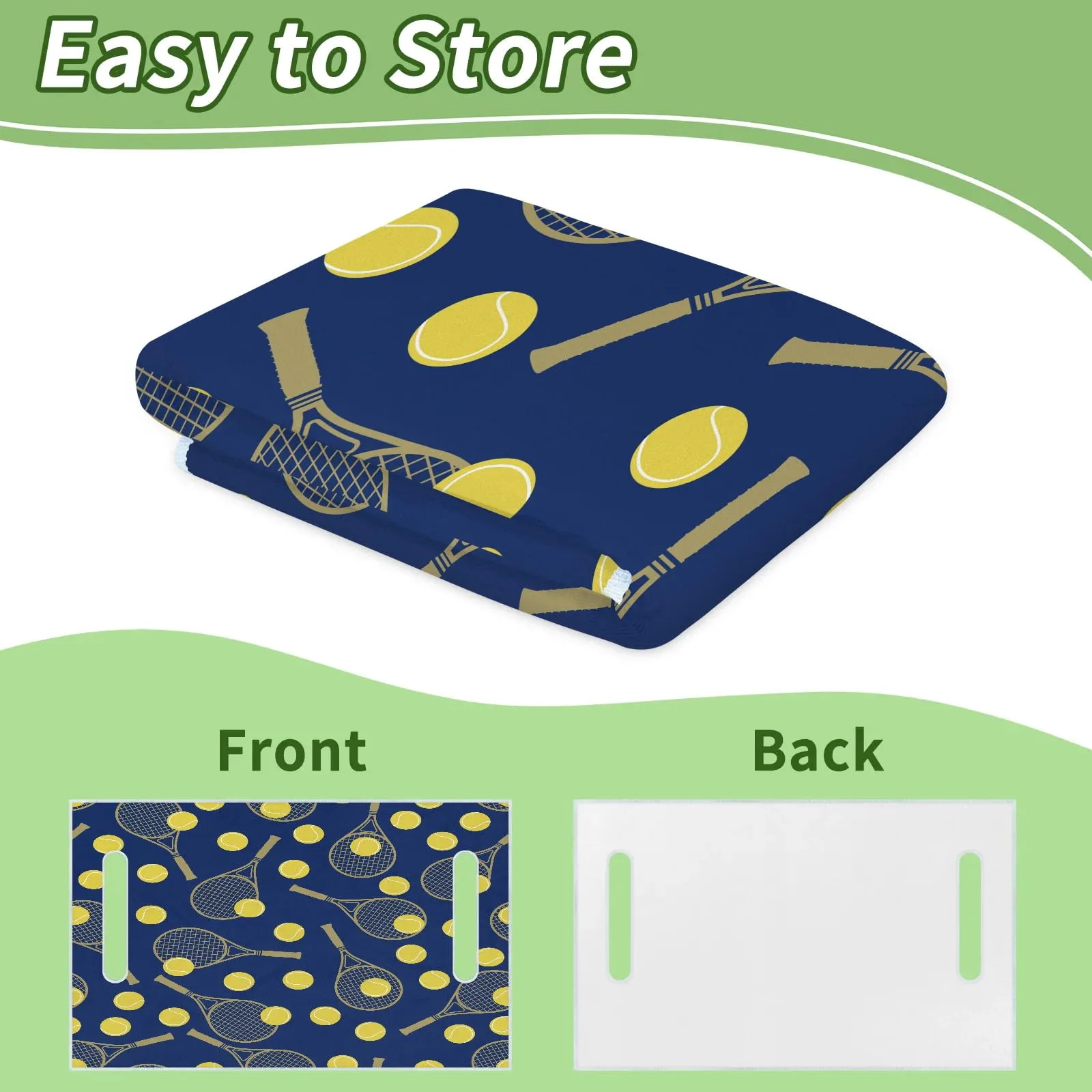 Tiveruda Golf Cart Seat Cover for Double Seats, 51 x 31 in image 4