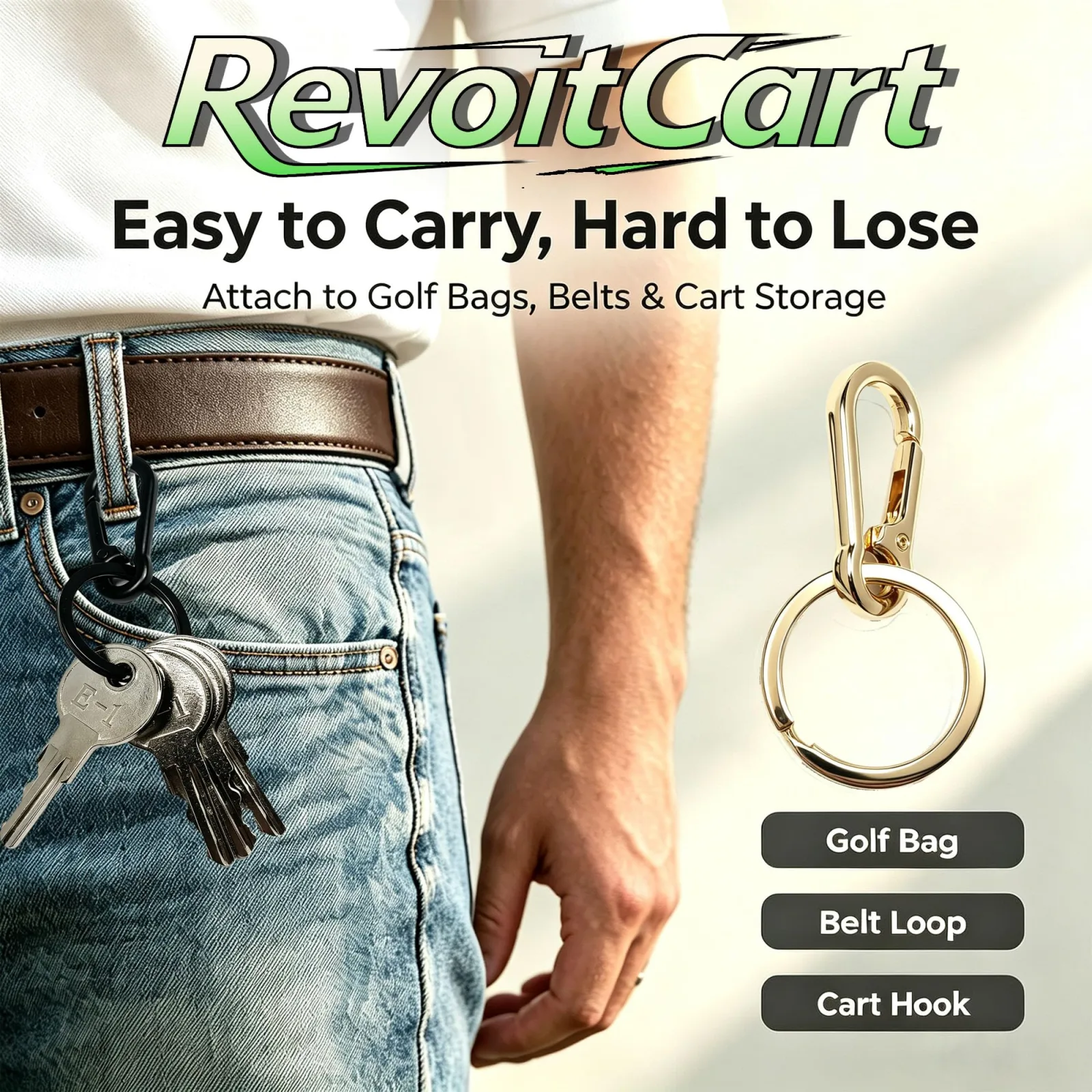 RevoitCart E-Z-GO Golf Cart Ignition Keys, 4-Pack image 2