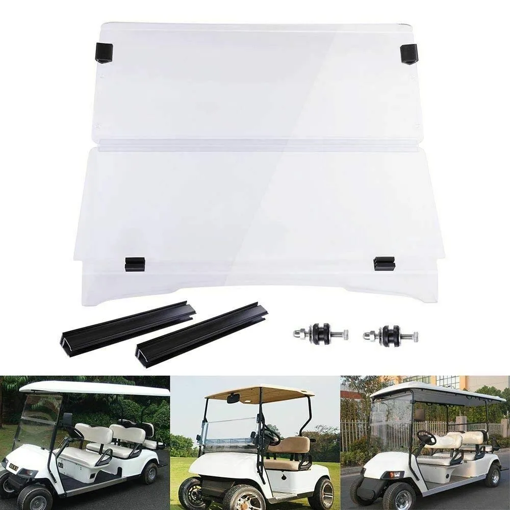 Scaller AT-55-C Folding Windshield for E-Z-GO TXT 1994-2014