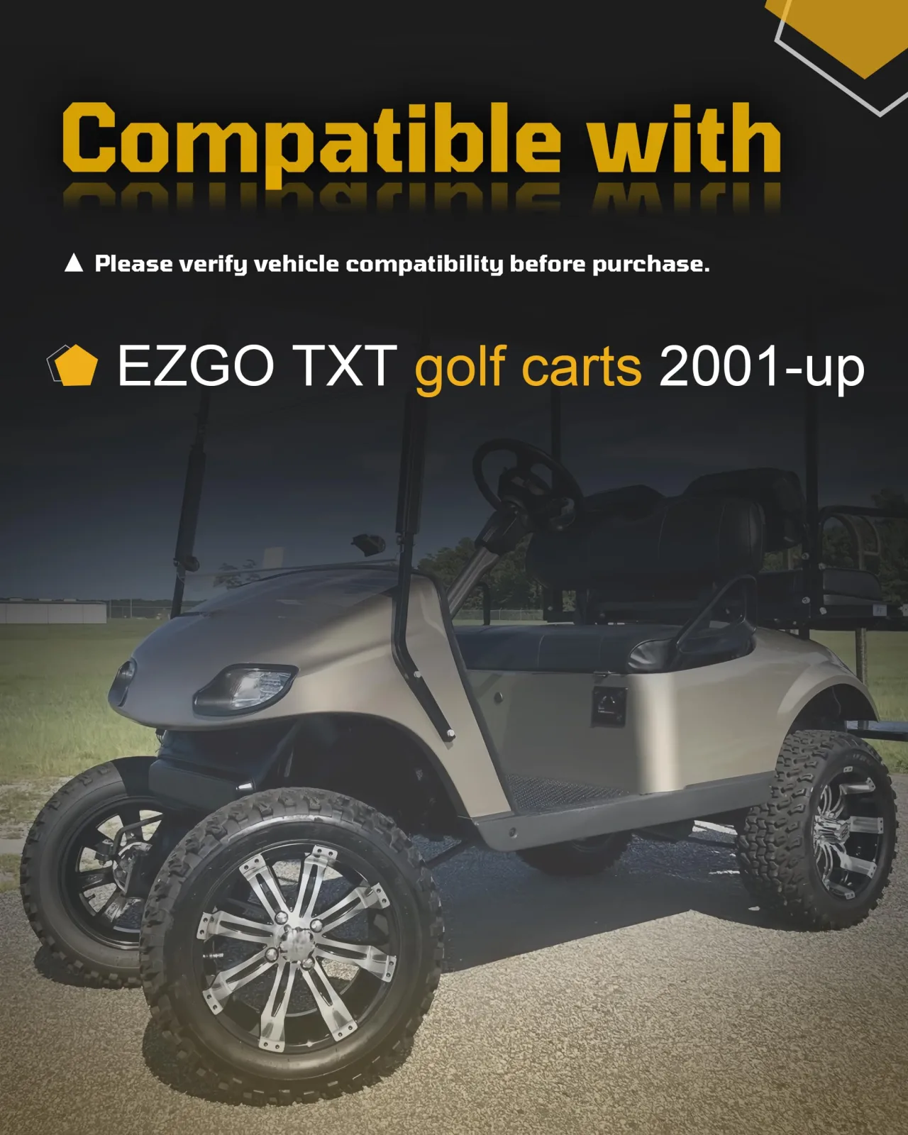 HocvrlX Front Axle Weldment for EZGO TXT 2001-2026 image 2
