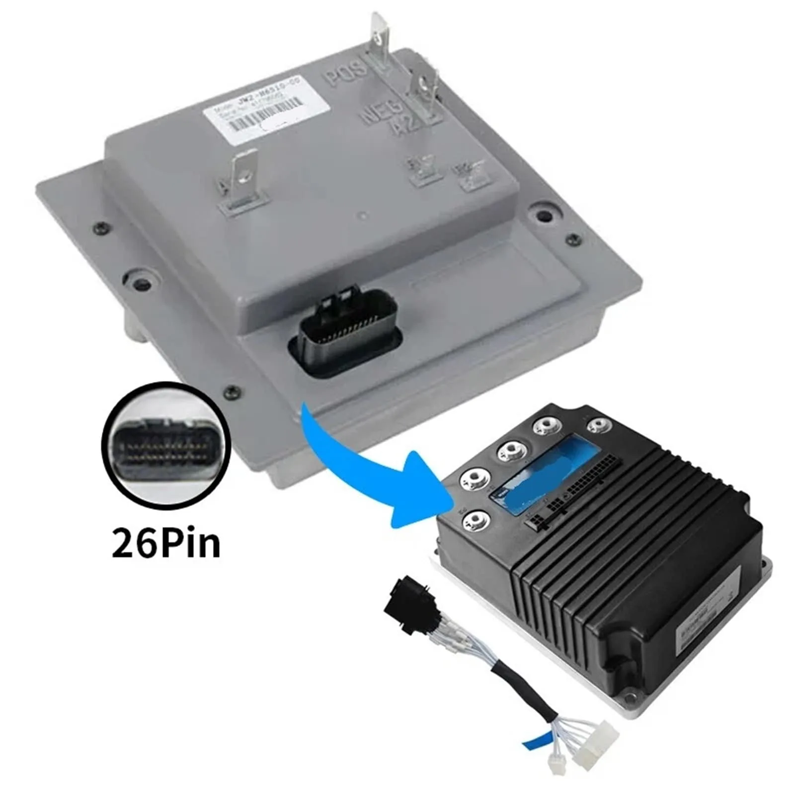 KINBZQ 48V 500A DC Motor Controller JW2-H6510-00 image 3