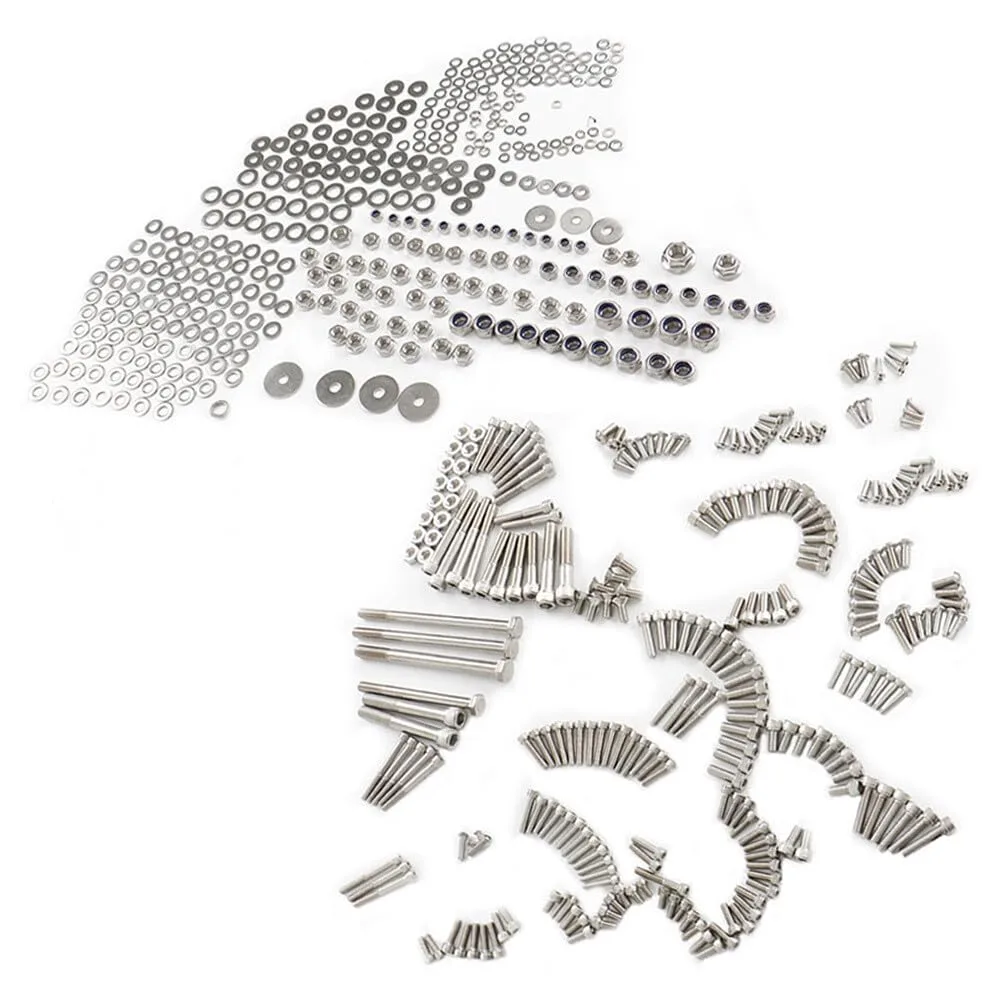 Generic 667-Piece Stainless Steel Bolt & Screw Kit for Yamaha Banshee YFZ350 - Mod-G33S-3186
