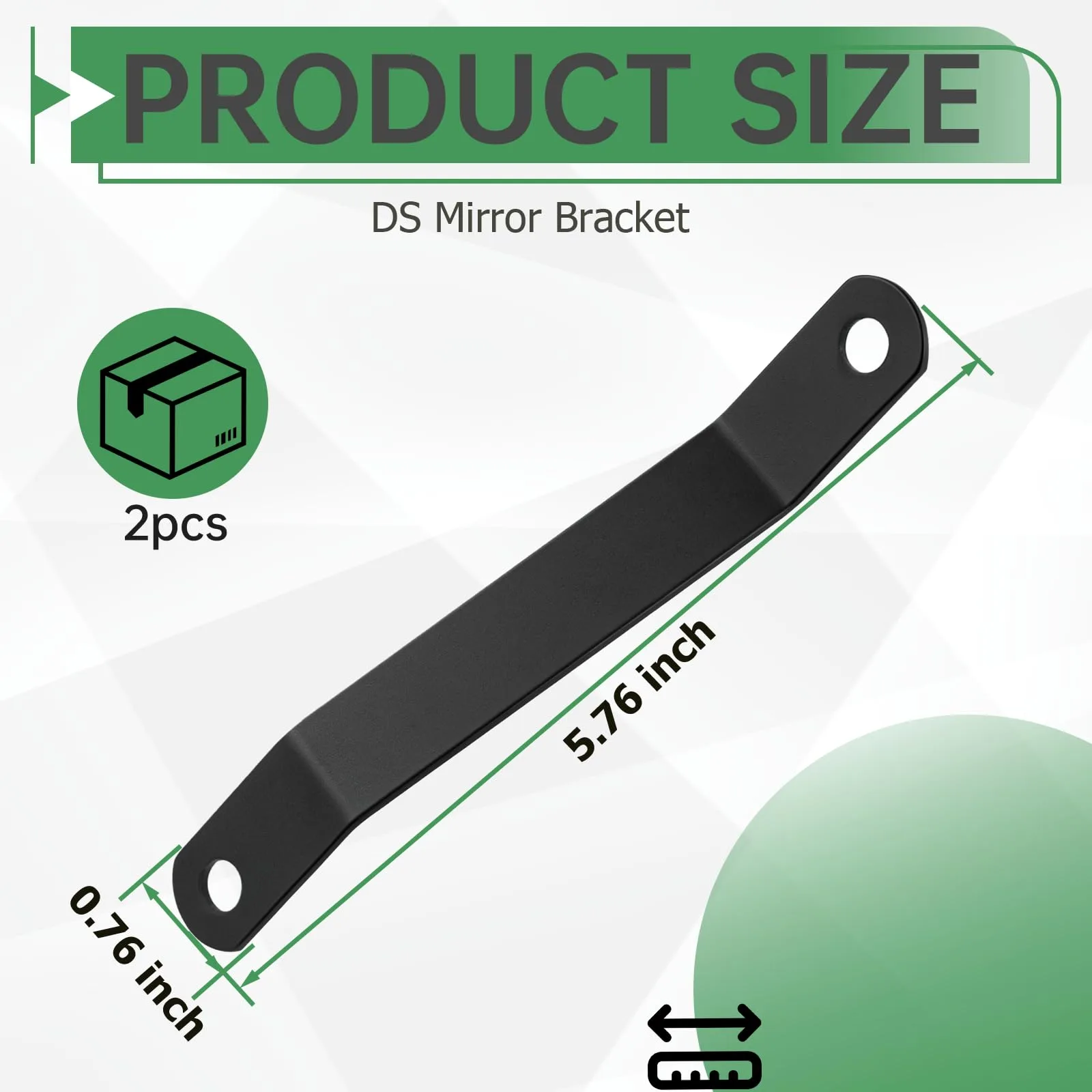 Szuenh Mirror Mount Bracket for Club Car DS Golf Carts image 2
