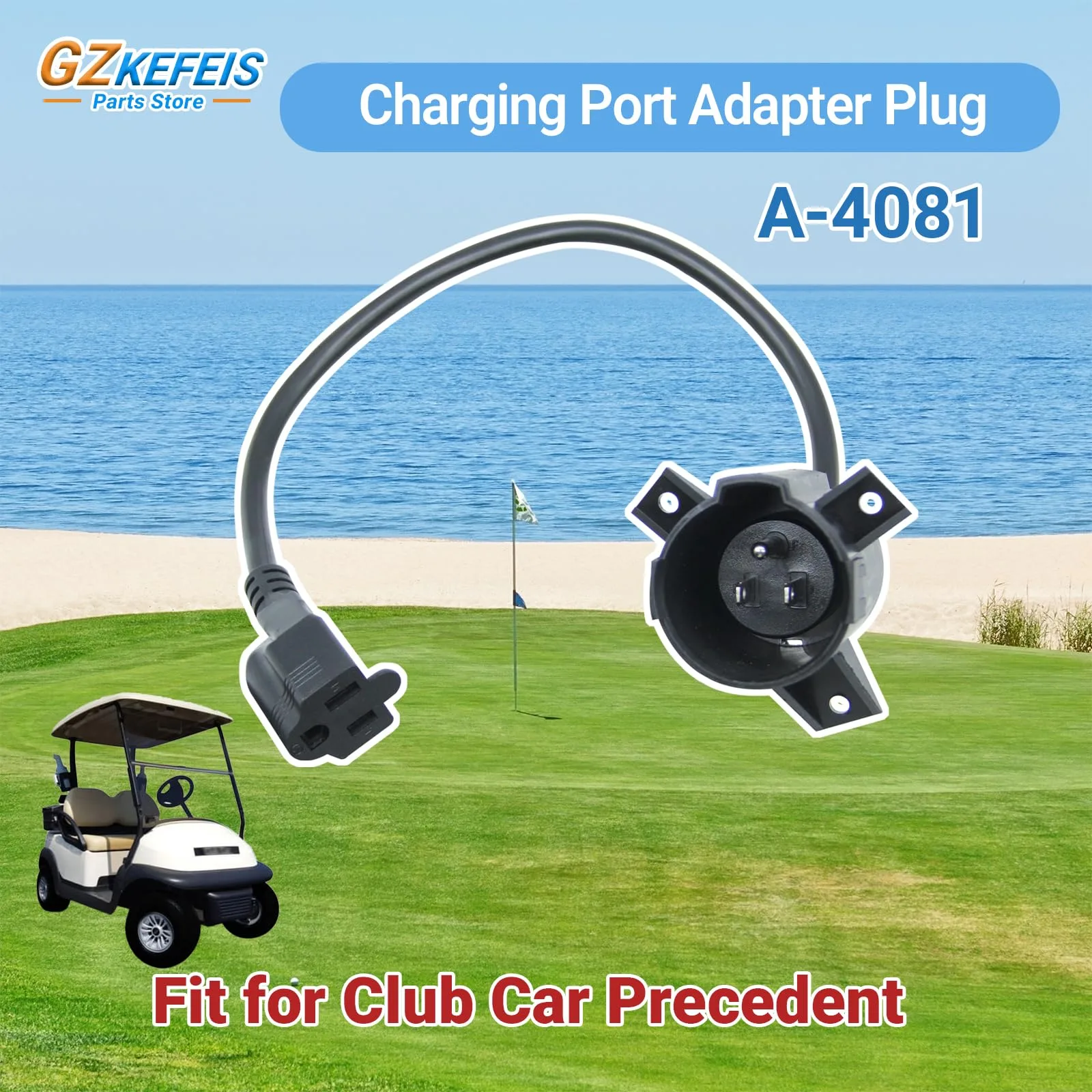 GZKEFEIS Charging Port Adapter for Club Car Precedent image 3
