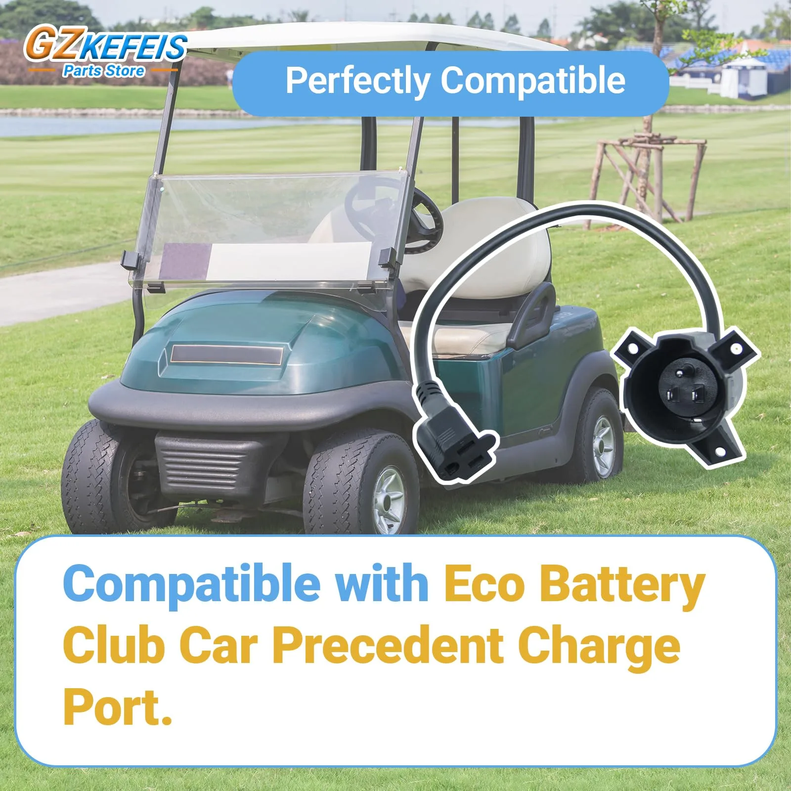 GZKEFEIS Charging Port Adapter for Club Car Precedent image 4