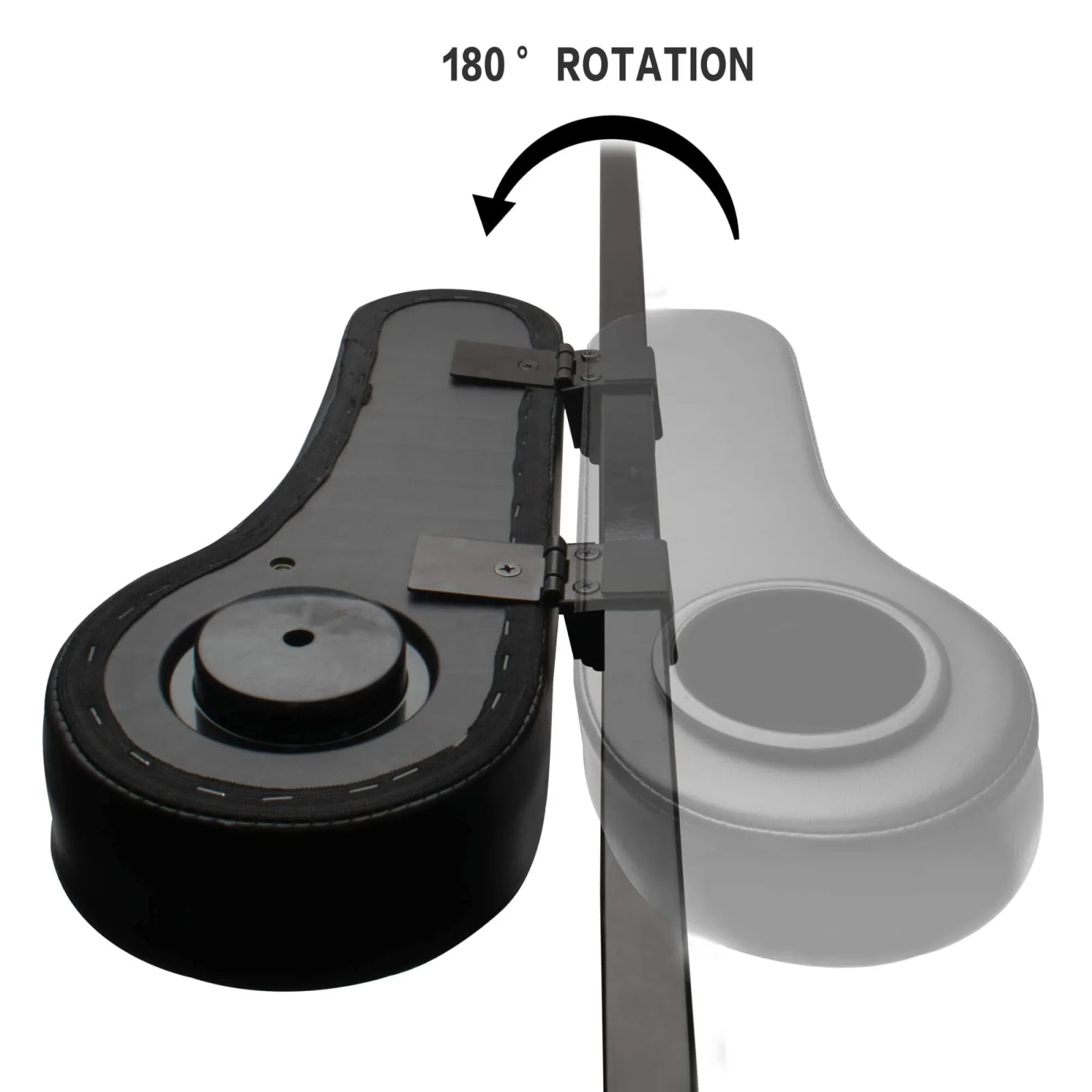 NOKINS Flip Armrest with Cup Holder for 1" Rear Seat Tube - NKSARM000 image 2