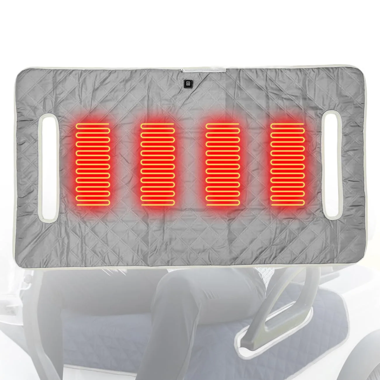 MNROIUR Heated Golf Cart Seat Cover with USB/Type-C — 52 x 31.5 in