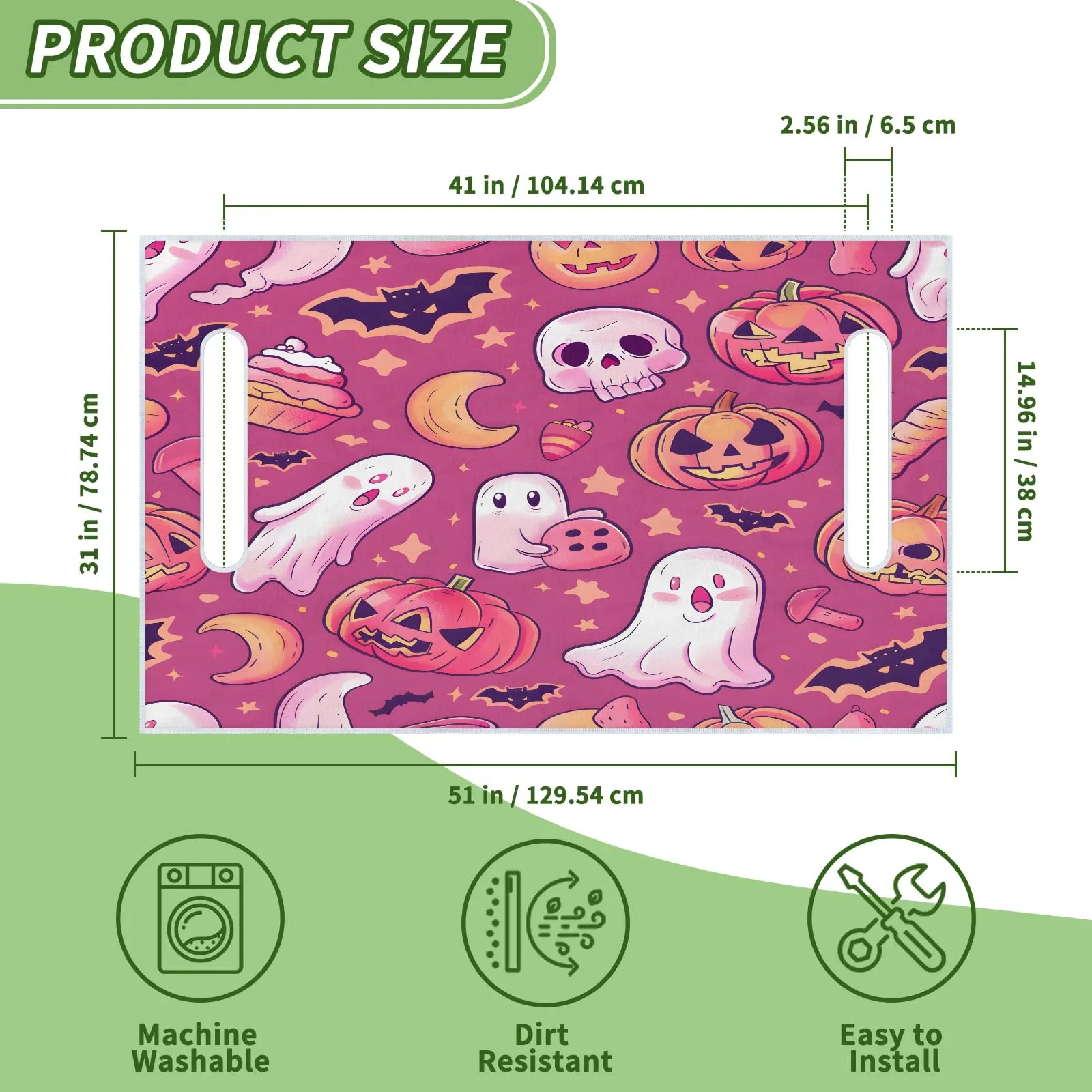 Tiveruda Golf Cart Seat Cover for Double Seats, 51 x 31 in image 2