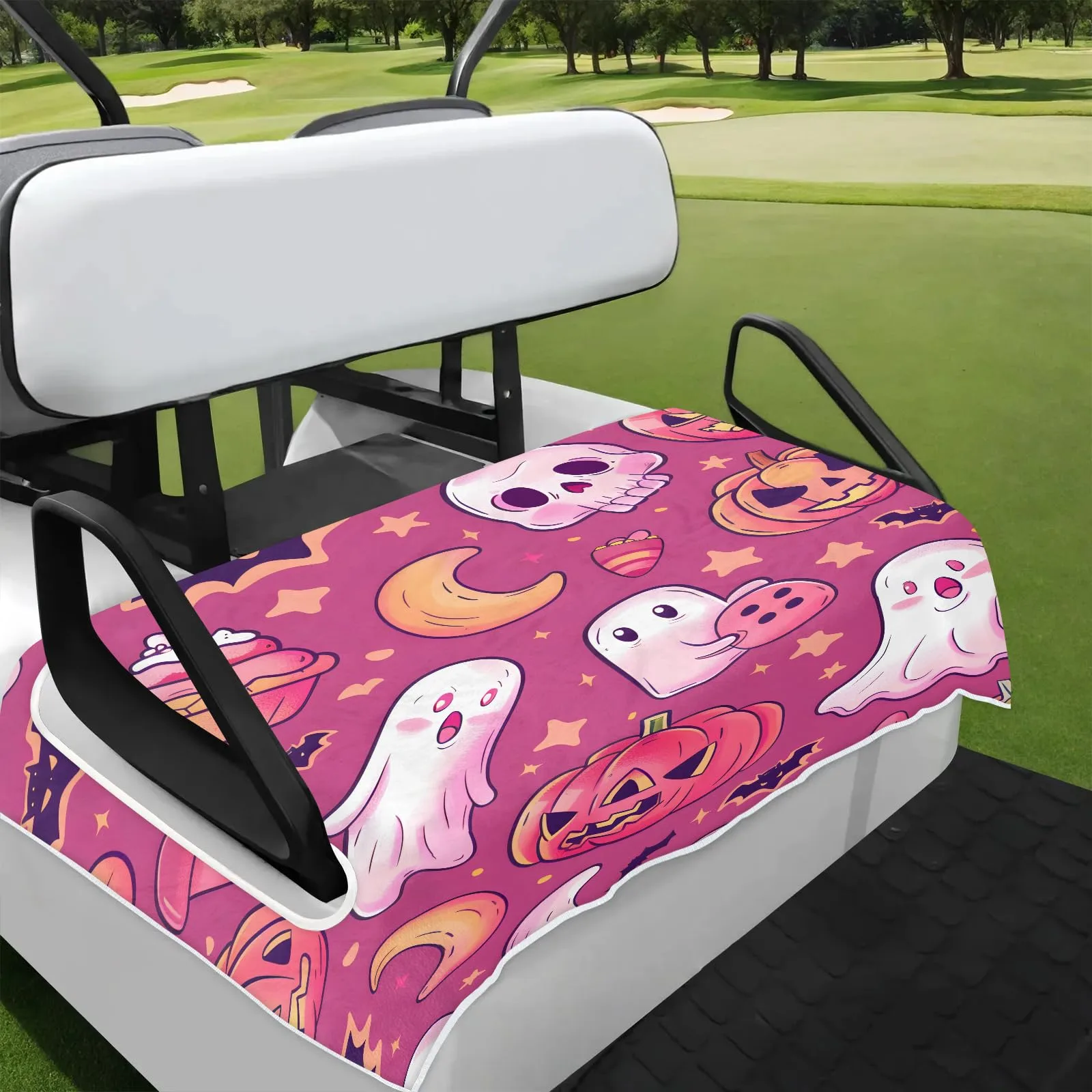 Tiveruda Golf Cart Seat Cover for Double Seats, 51 x 31 in