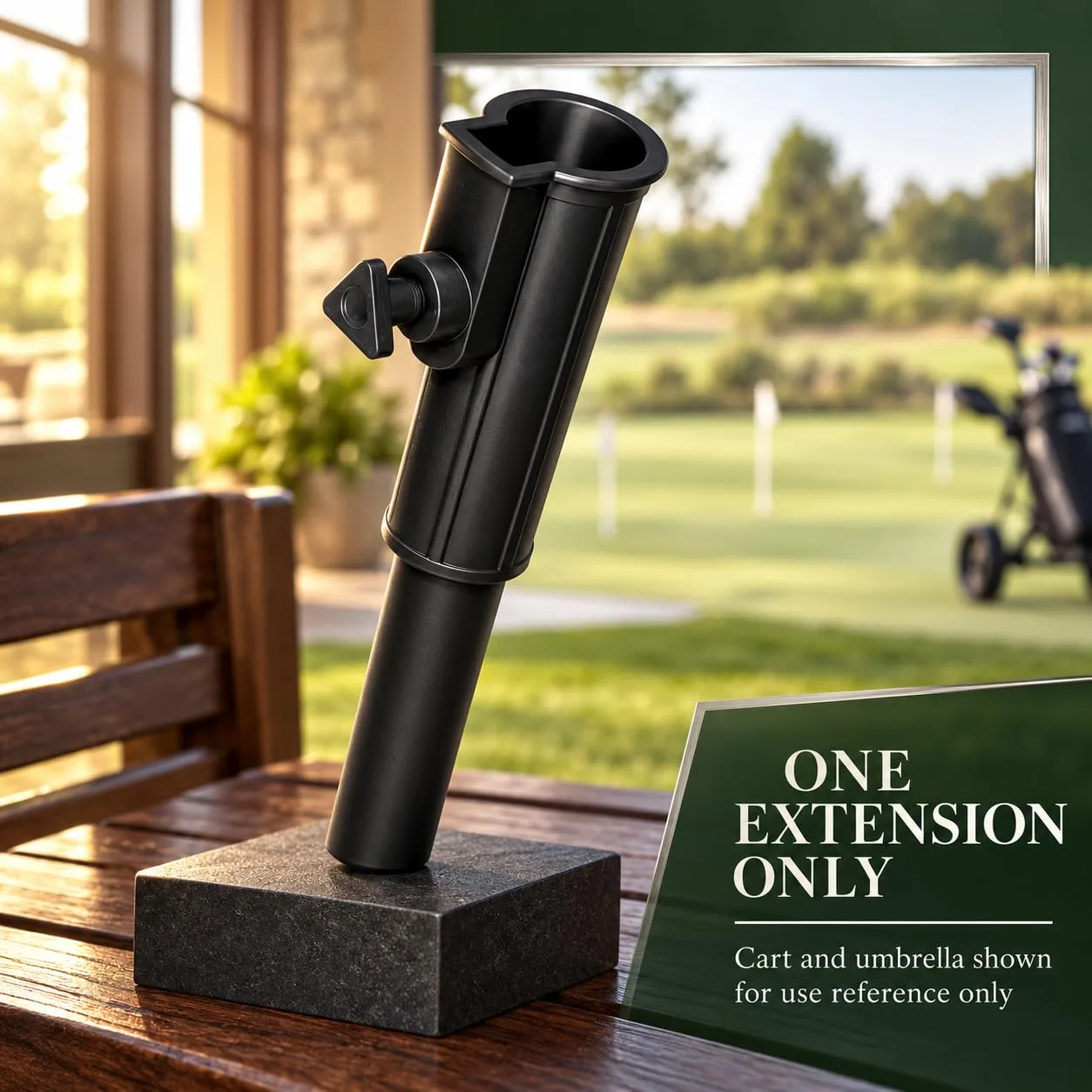 KRHQXW Umbrella Holder Extension — 6 Inch Riser, Fits 1 3/8" Openings image 4