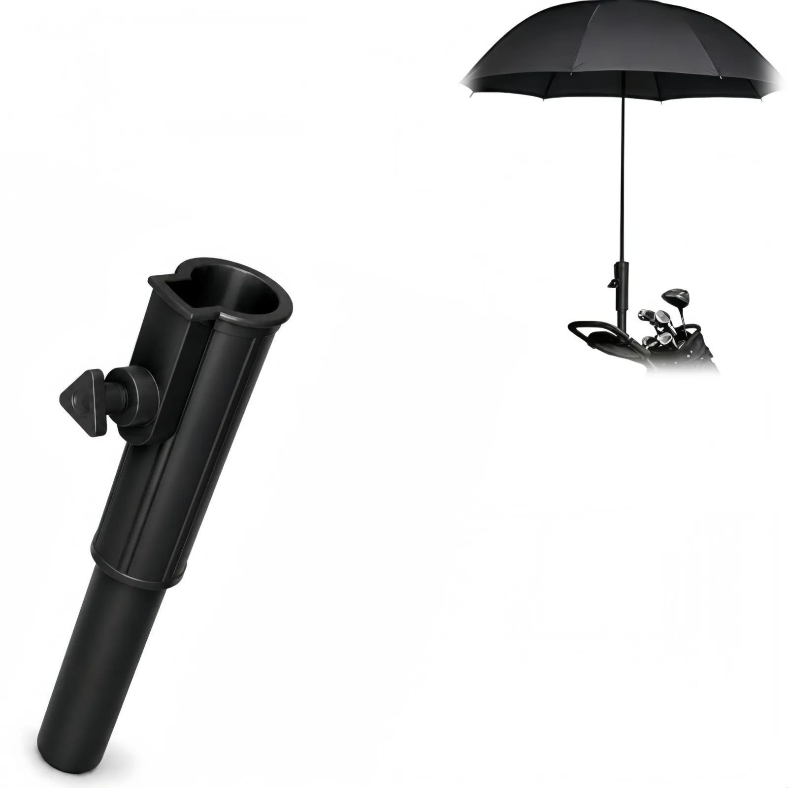 KRHQXW Umbrella Holder Extension — 6 Inch Riser, Fits 1 3/8" Openings