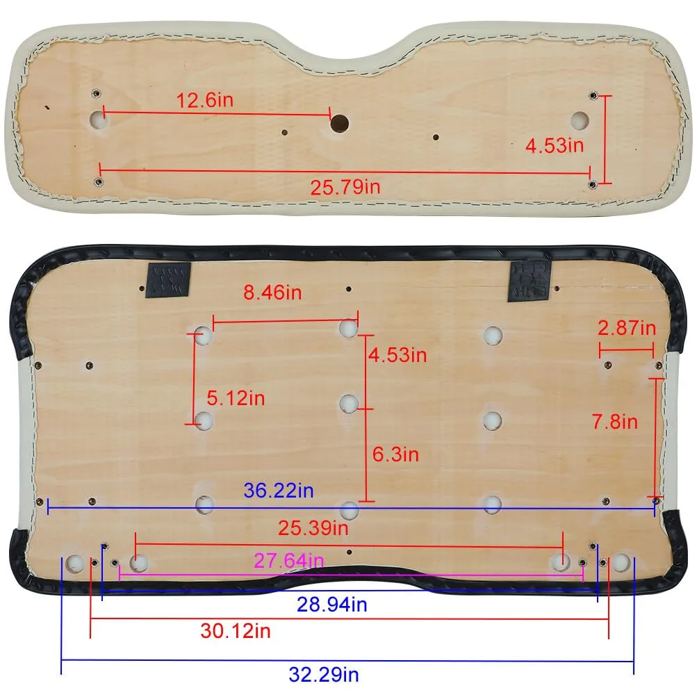 ROADFAR Front Seat Cushion for E-Z-GO RXV image 3