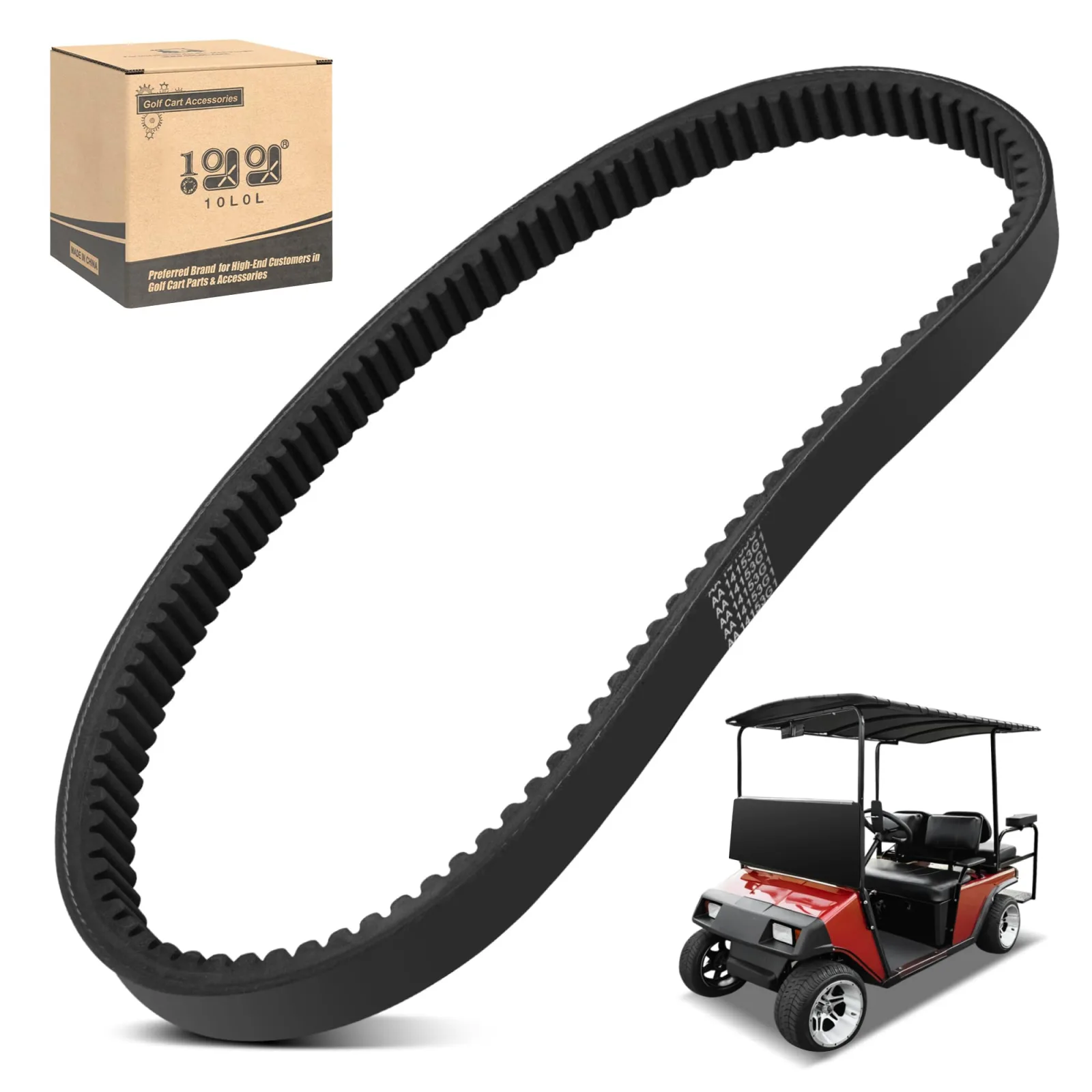10L0L Drive Belt for EZGO Marathon 2-Cycle Gas 1976-1987