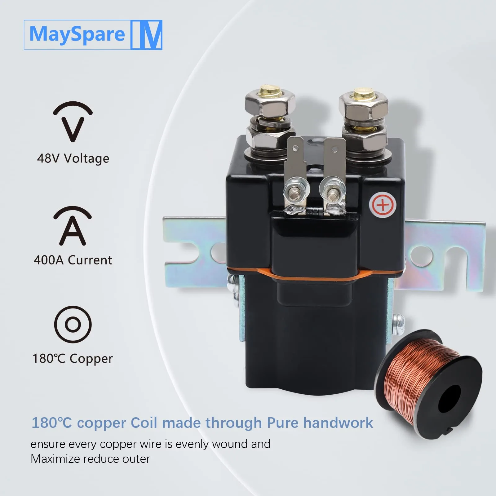 MaySpare 48V Solenoid for Club Car DS and Precedent image 4