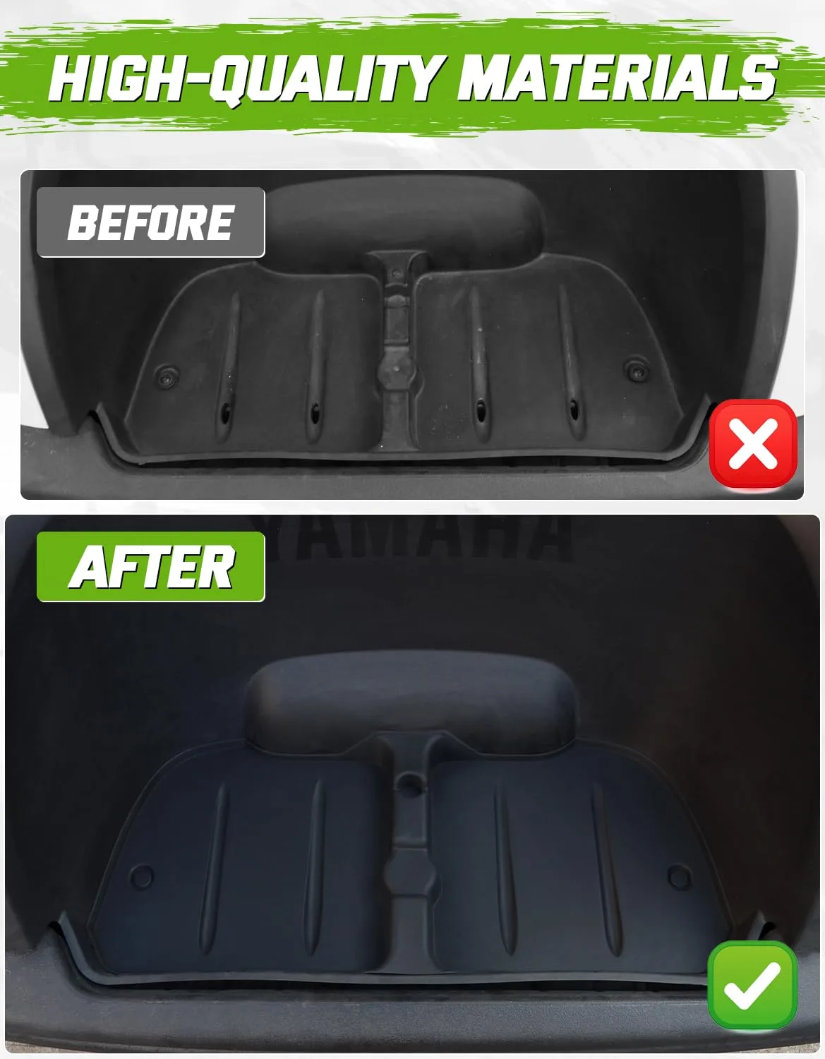 CYOOYC Rear Bag Well Mat for Yamaha Drive2 G29 image 2