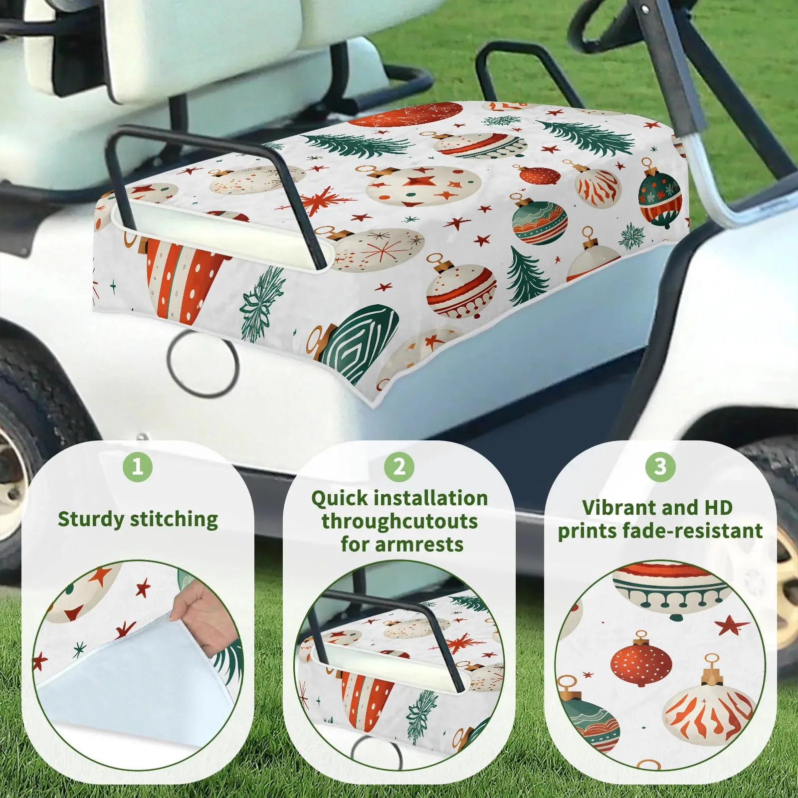 Tiveruda Golf Cart Seat Cover Blanket, 51 x 31 Inches image 3