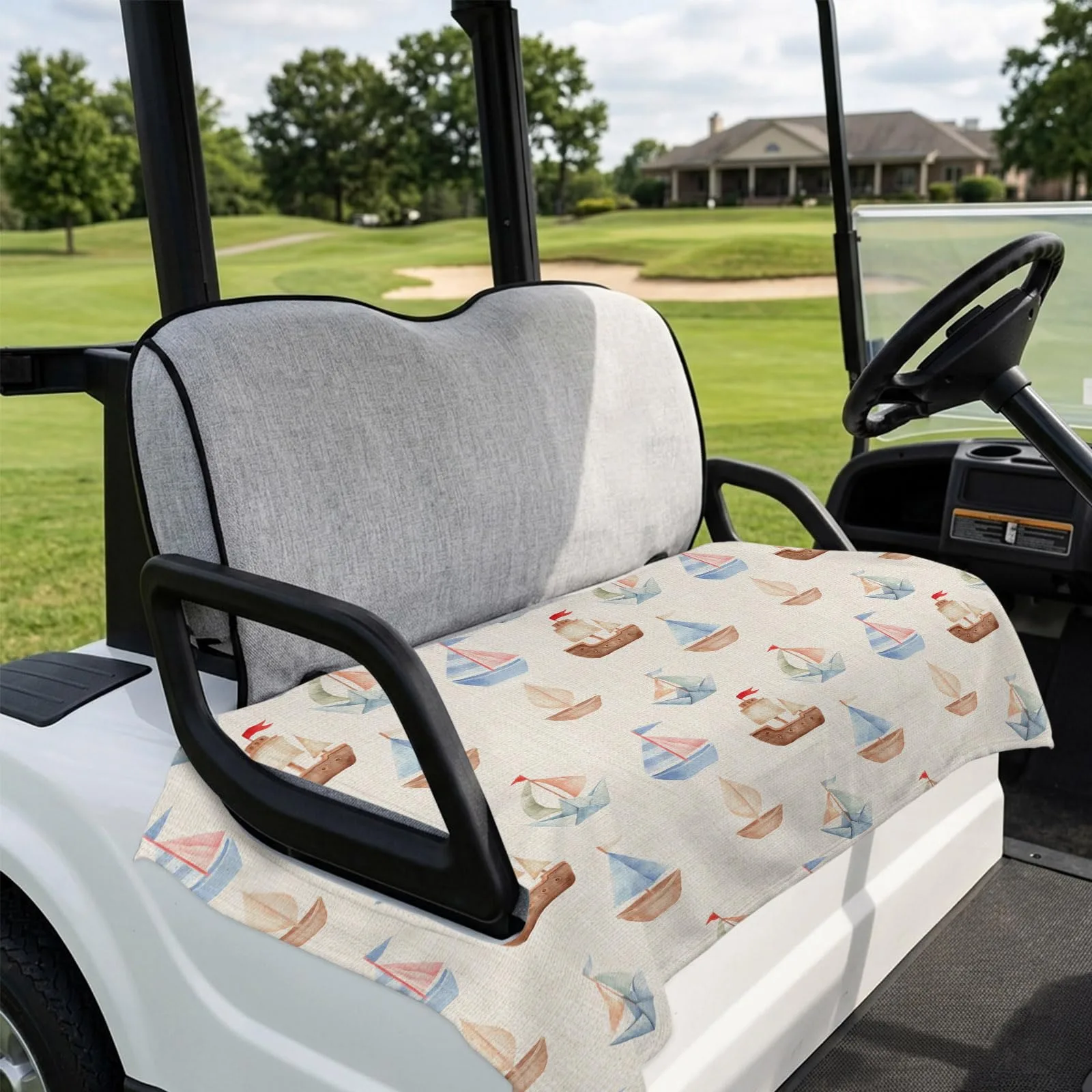 DecorLovee Golf Cart Seat Cover, 51 x 31 Inch image 4