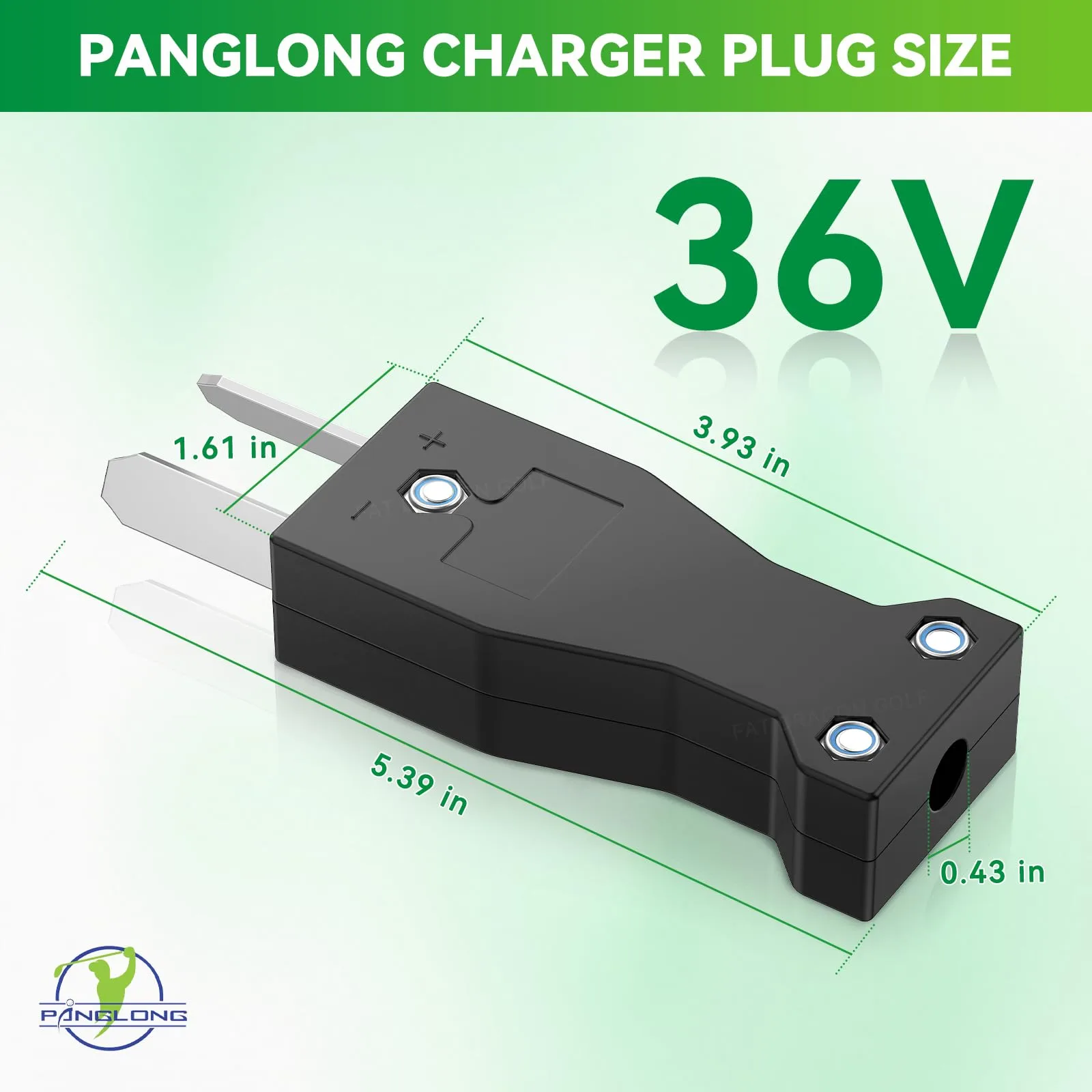Panglong 36V Crow Foot Charger Plug for Yamaha & Club Car image 4