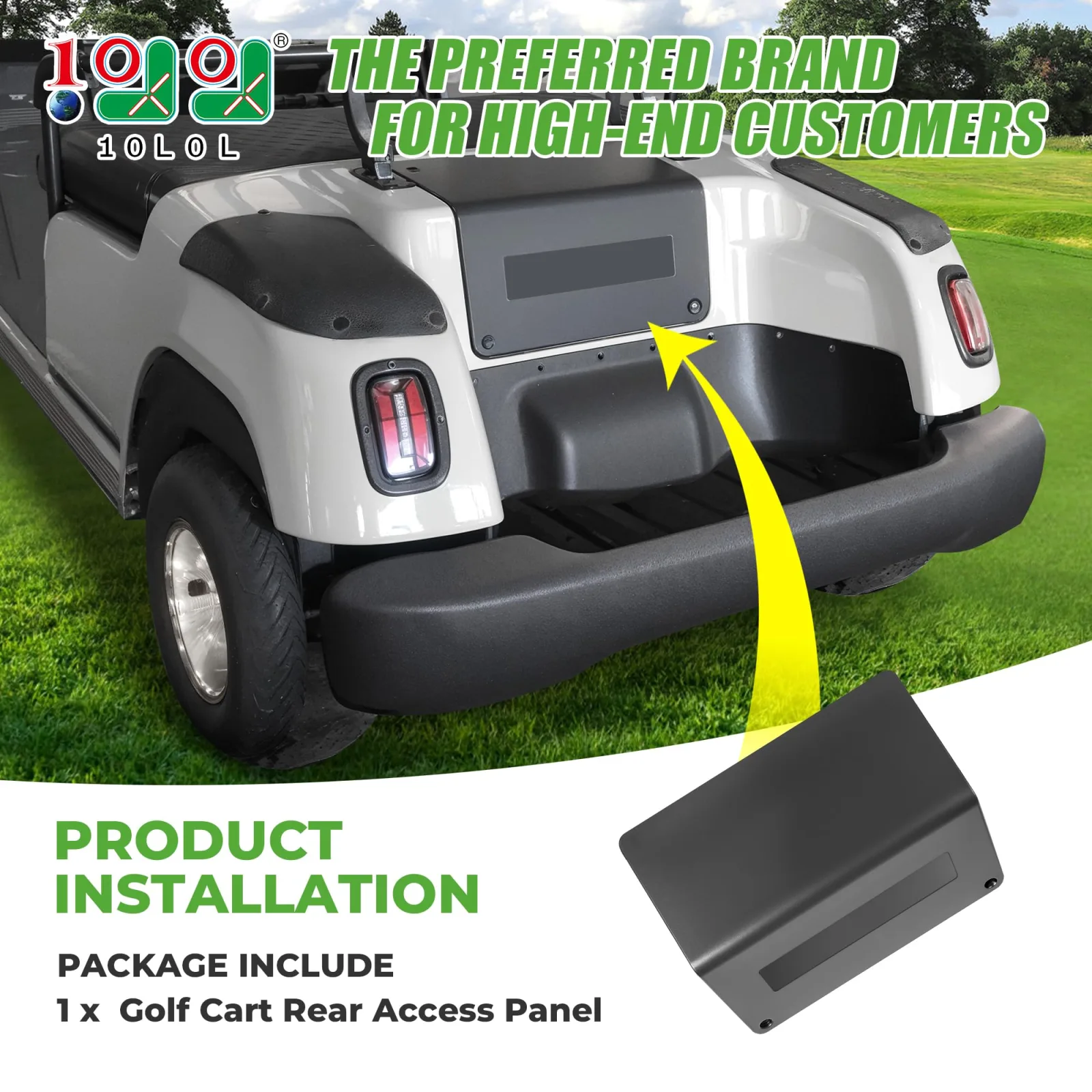 10L0L Rear Access Panel for Yamaha G14-G22, 1994+ image 2
