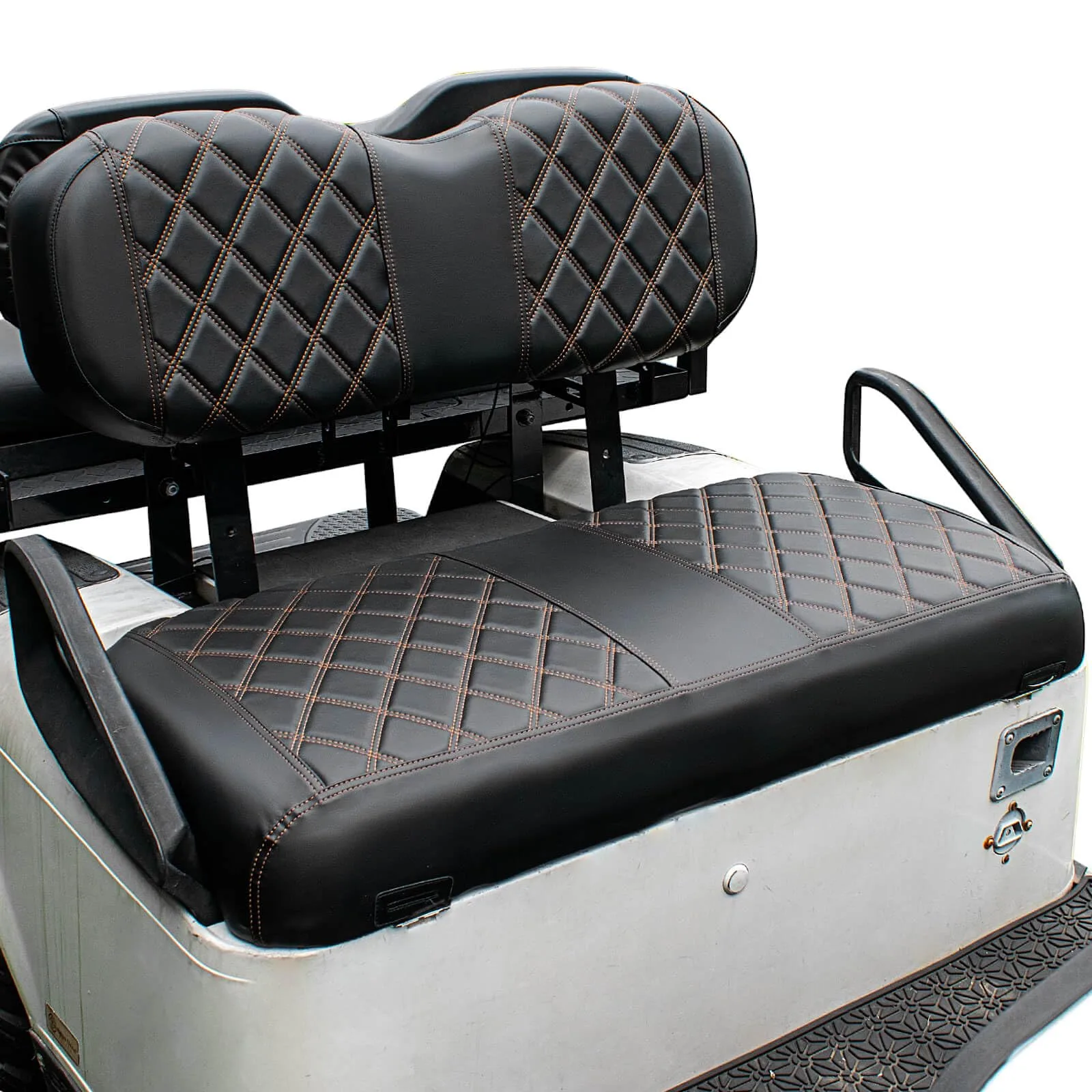 NOKINS Diamond Vinyl Front Seat Covers for E-Z-GO Freedom TXT T48 (2014+)