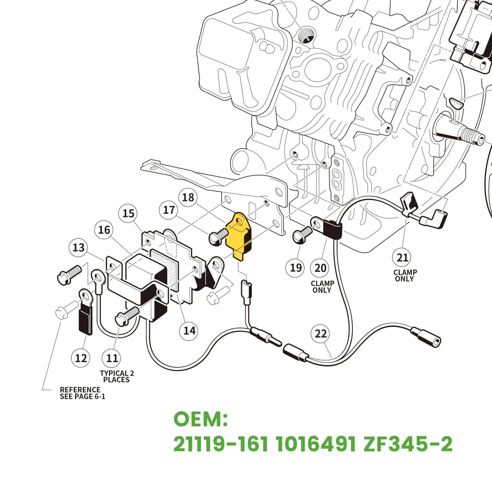 10L0L Ignition Module for Club Car DS 1992-1996 image 2