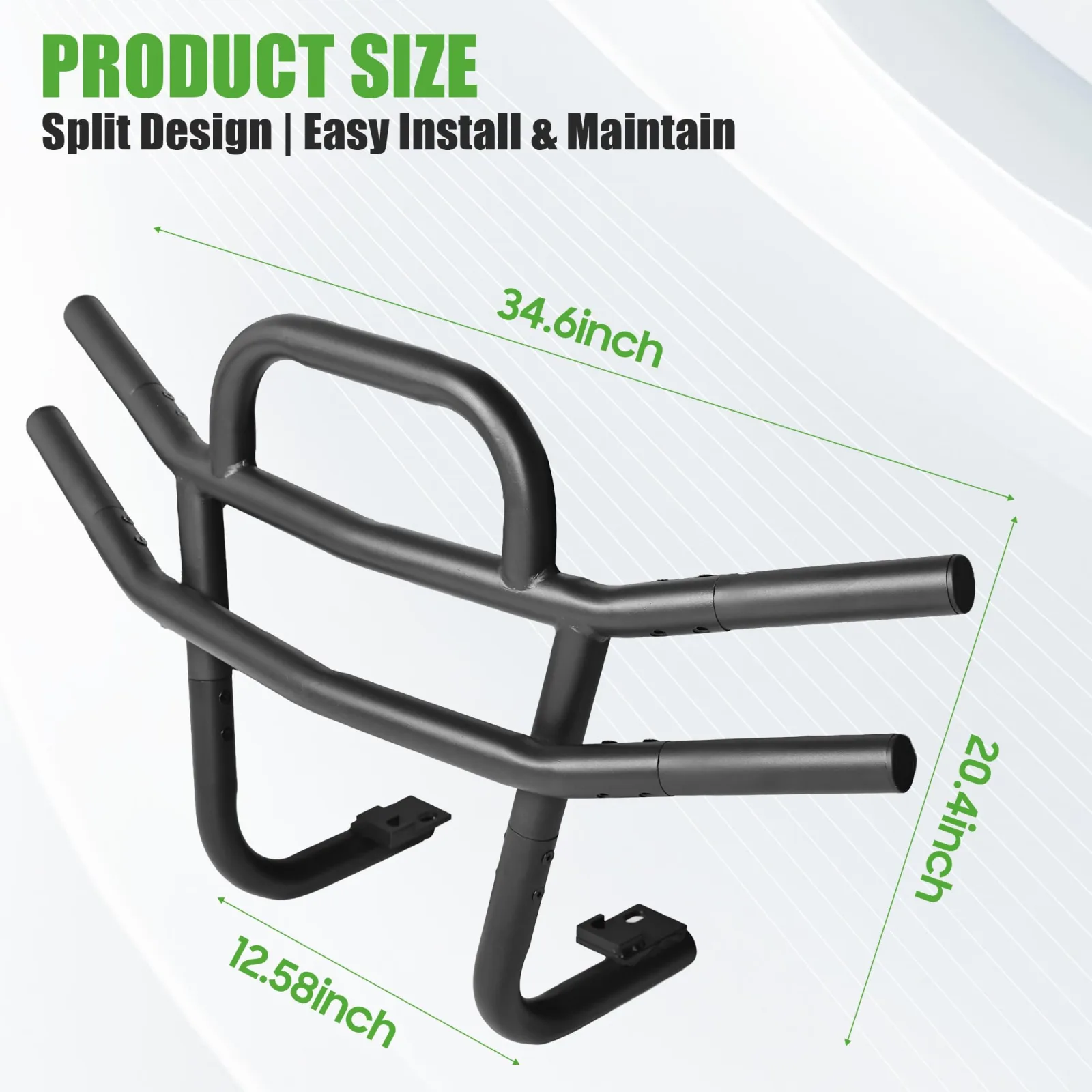 10L0L Front Brush Guard for Club Car Tempo image 4