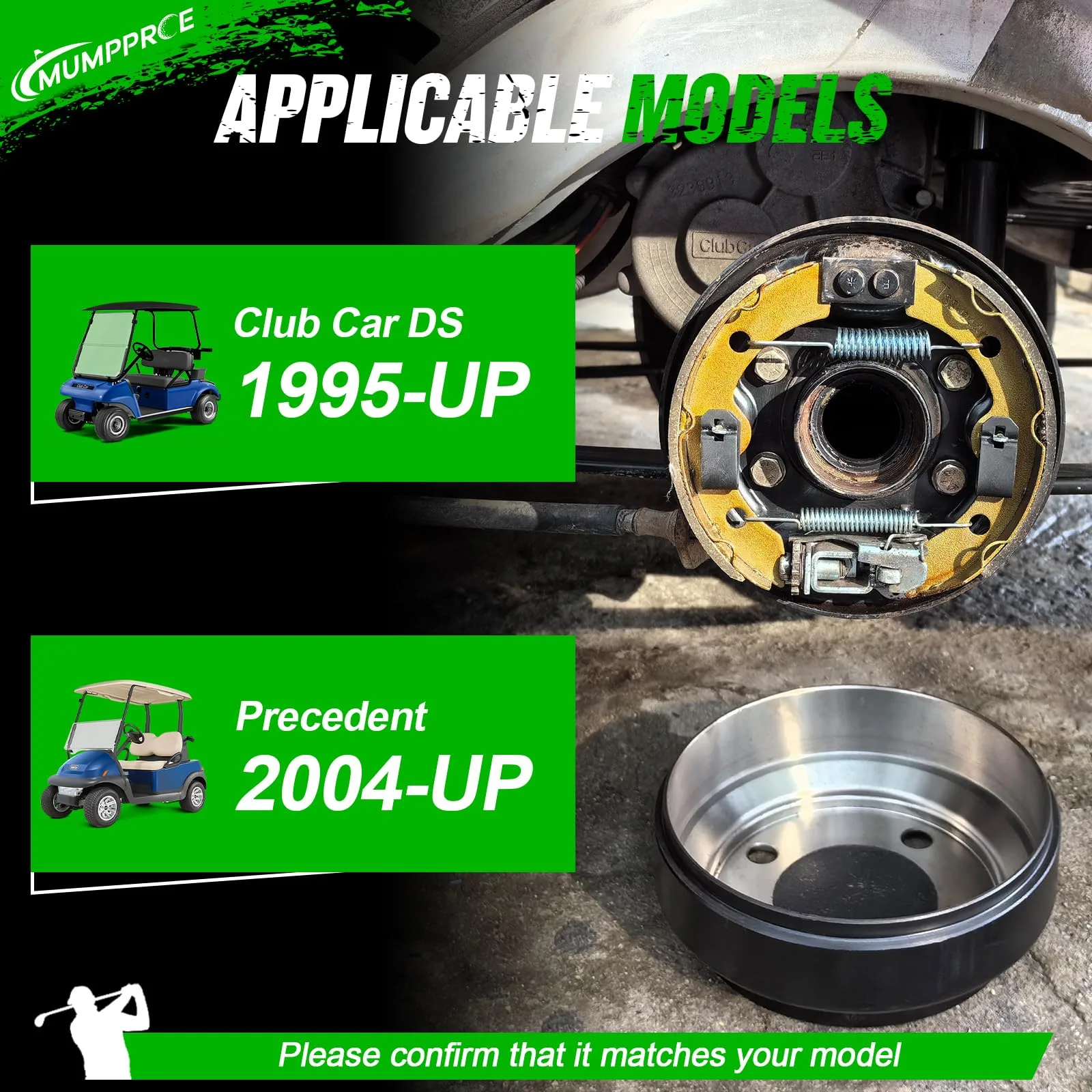 MUMPPRCE Club Car Brake Repair Kit for DS and Precedent image 3